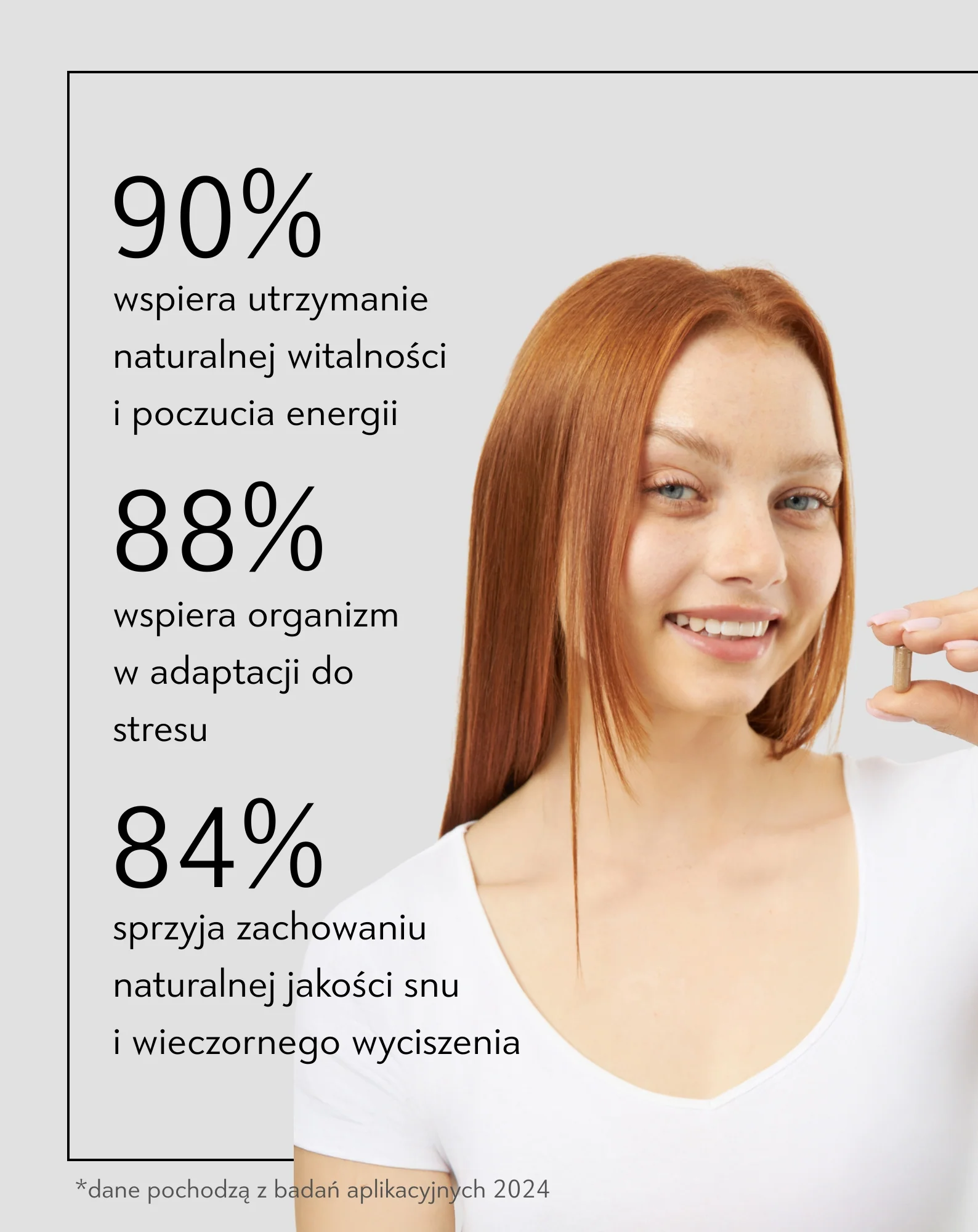 Ashwagandha wsparcie odporności na stres, koncentracji i energii Indyjski żeń-szeń Nutridome 60 kapsułek - Image 5