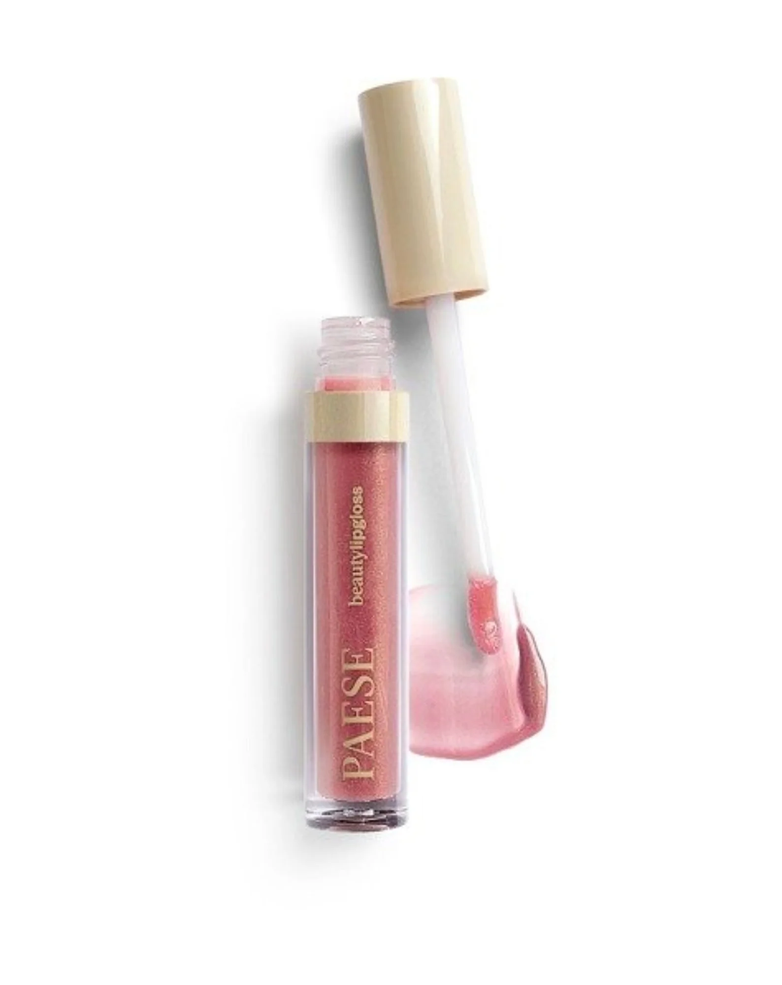 Błyszczyk z drobinkami optycznie zwiększający usta, lustrzany efekt 03 glossy Lipgloss Paese - Image 3