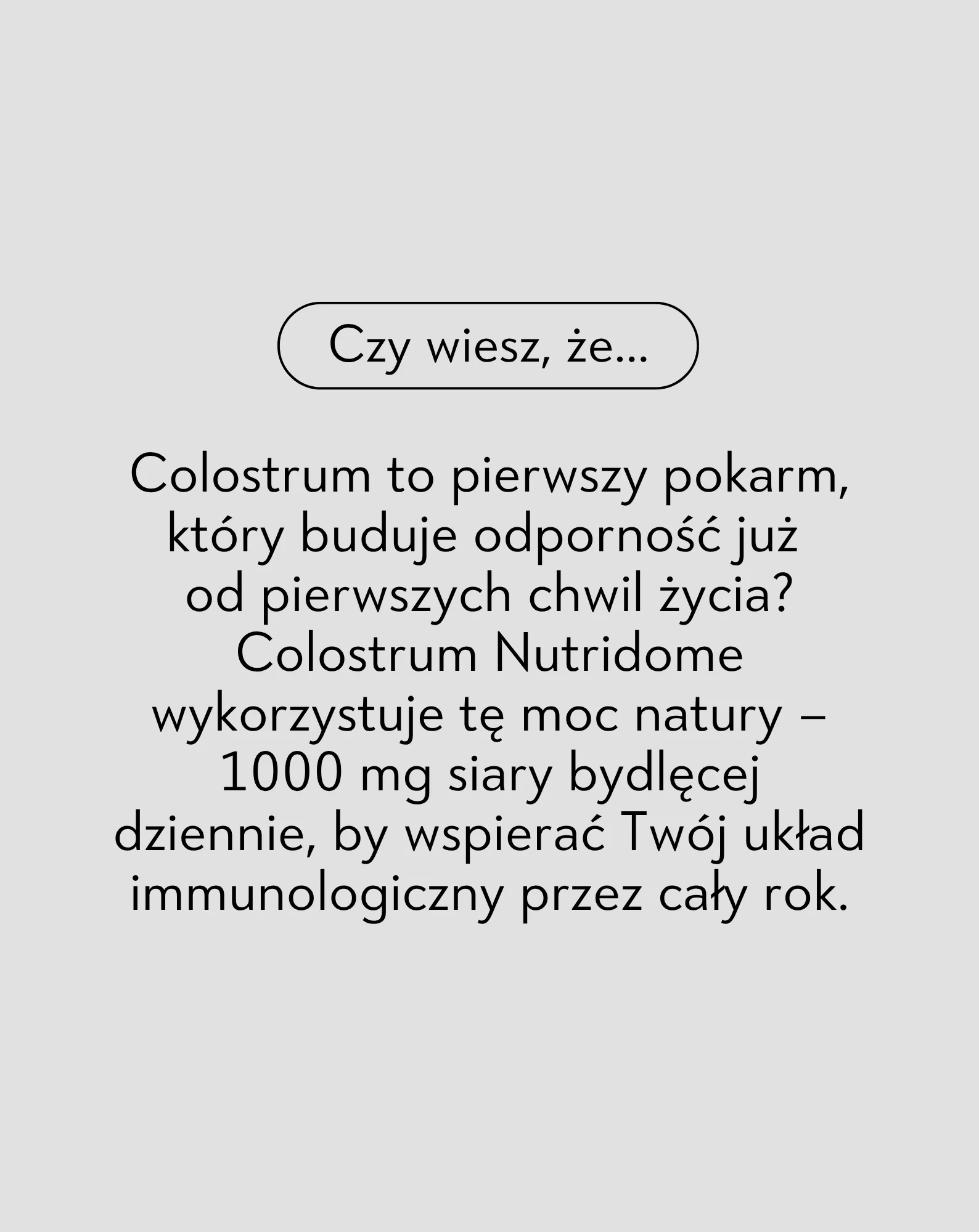 Colostrum 1000 mg/dzień na odporność, siara bydlęca z witaminami i minerałami Nutridome 60 szt. - Image 3