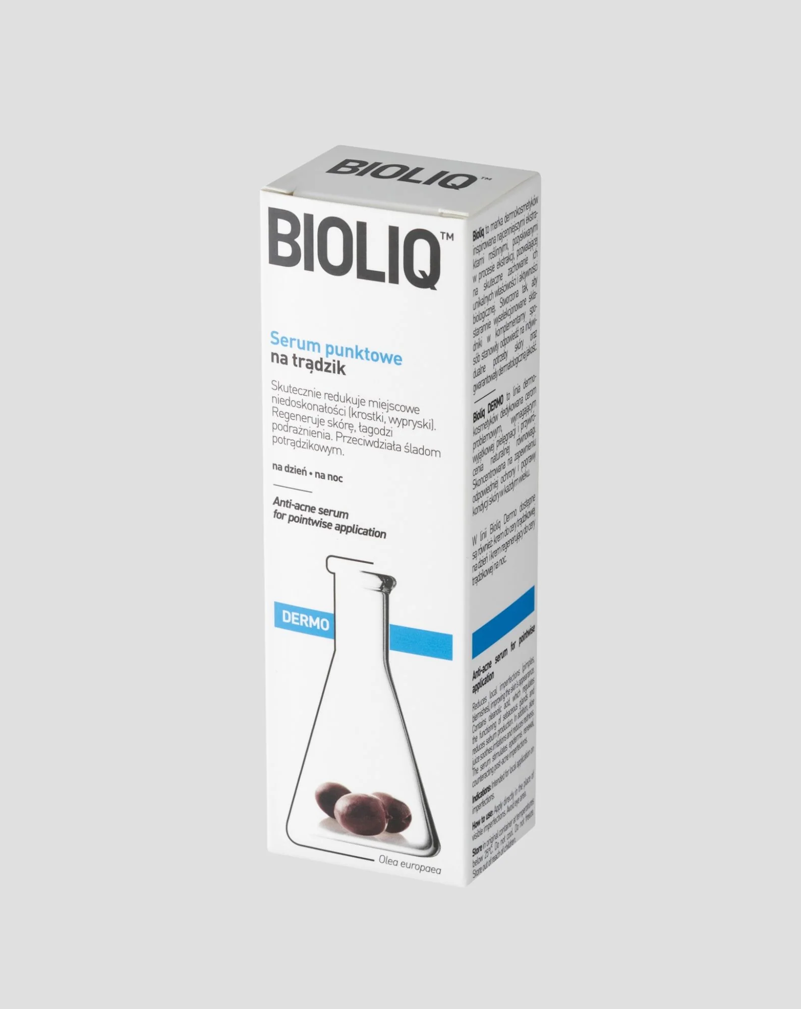 Dermo serum punktowe na trądzik z oliwką europejską Bioliq - Image 2