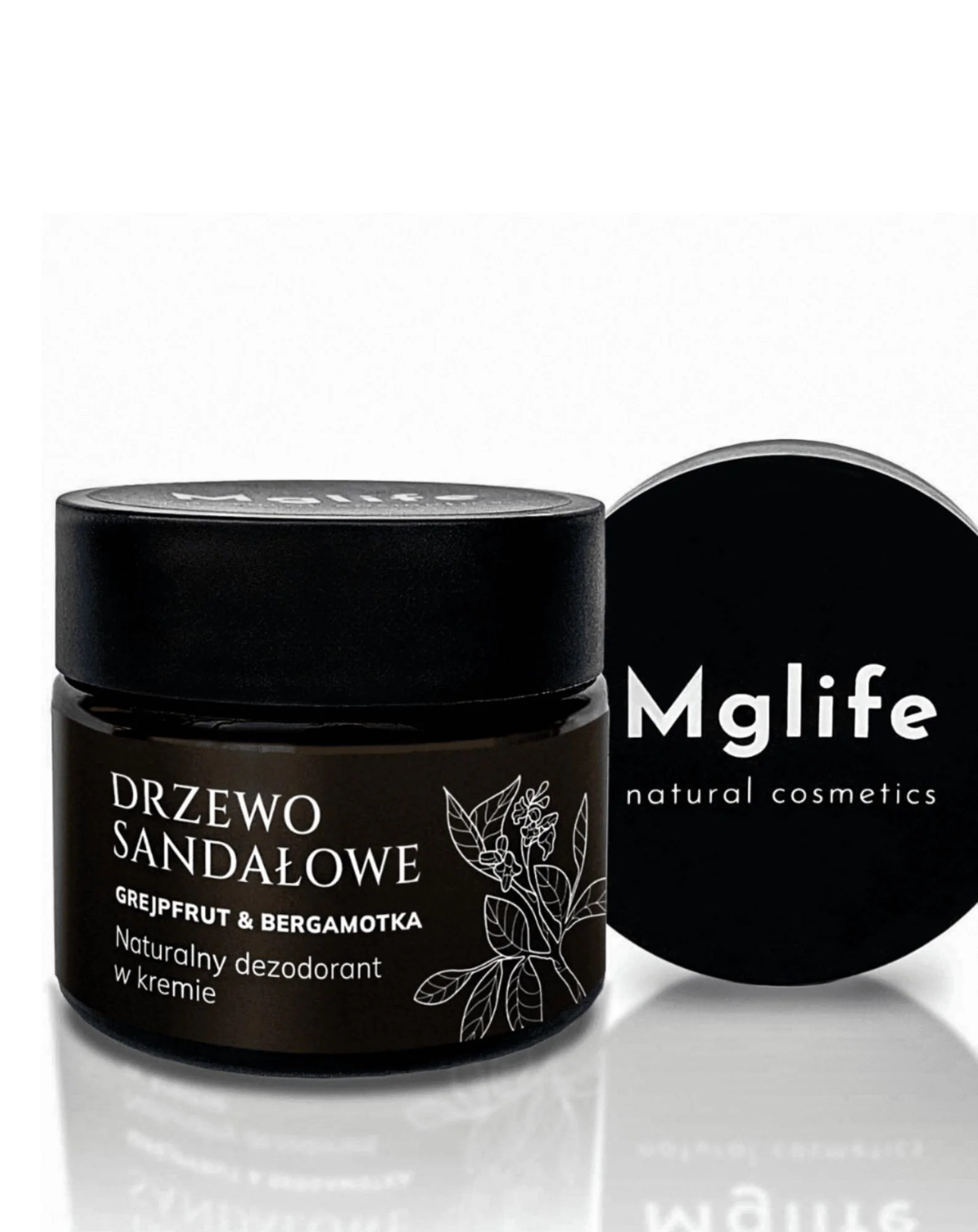 Naturalny dezodorant w kremie Drzewo sandałowe, Grejpfrut i Bergamotka Mglife - Image 4