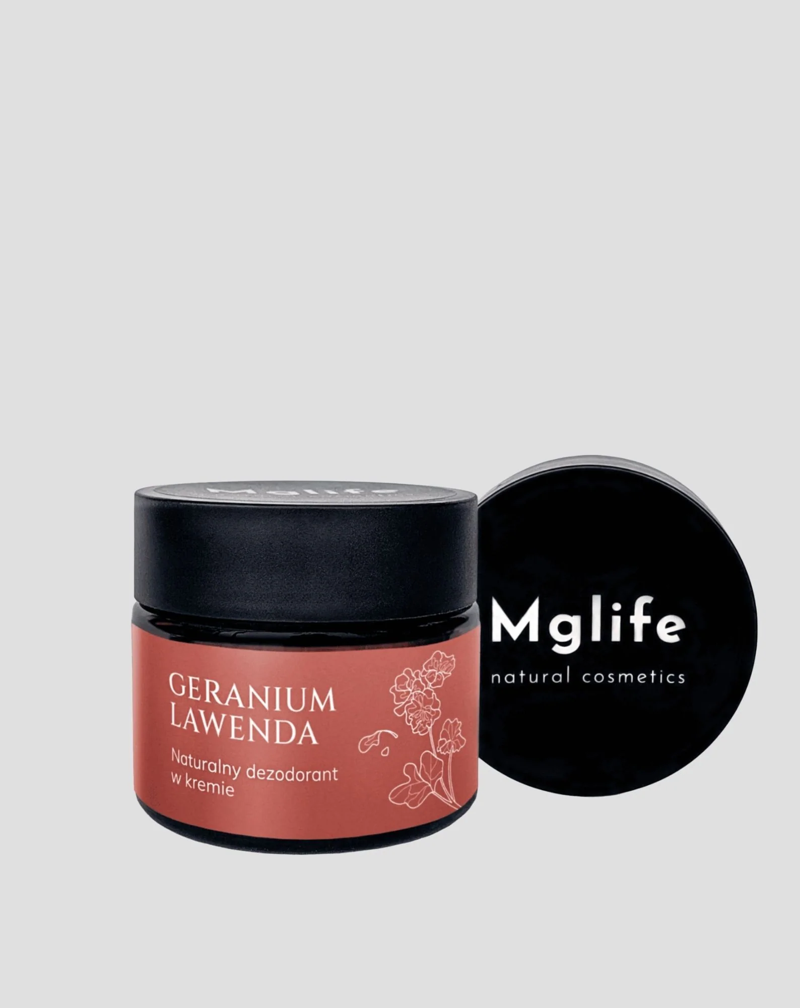 Naturalny dezodorant w kremie geranium i lawenda Mglife - Image 4