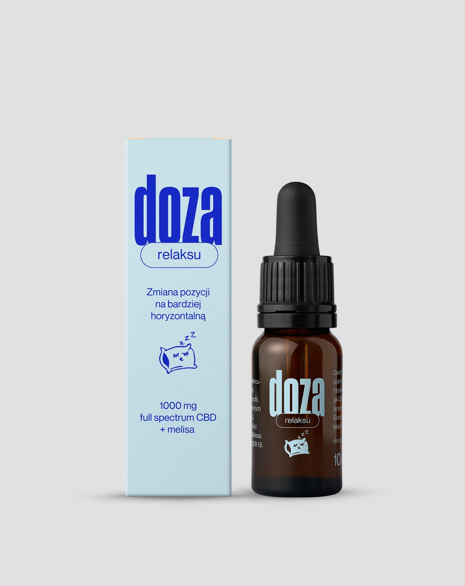 Doza relaksu Kropelki 1000 mg CBD + melisa Doza - Image 3