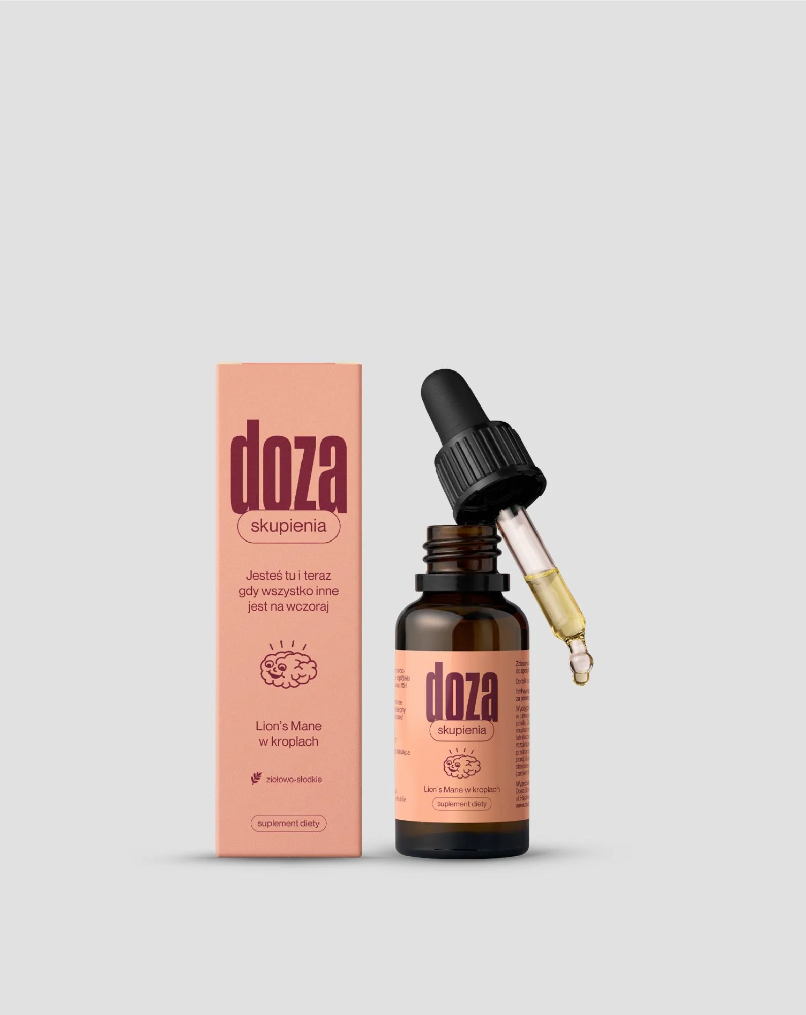 Doza skupienia Lion’s Mane w kroplach dla wsparcia koncentracji Doza - Image 3