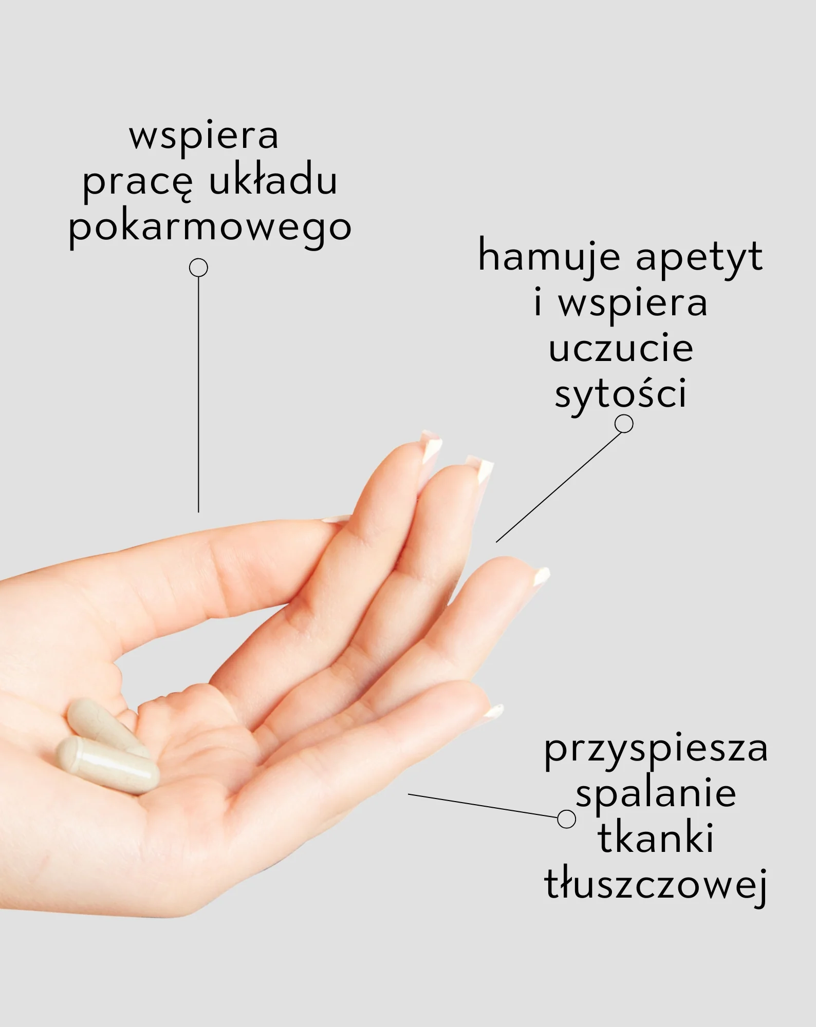 Garcinia Cambogia 1500 mg/dzień tabletki wspomagające układ trawienny Nutridome 180 kapsułek - Image 3