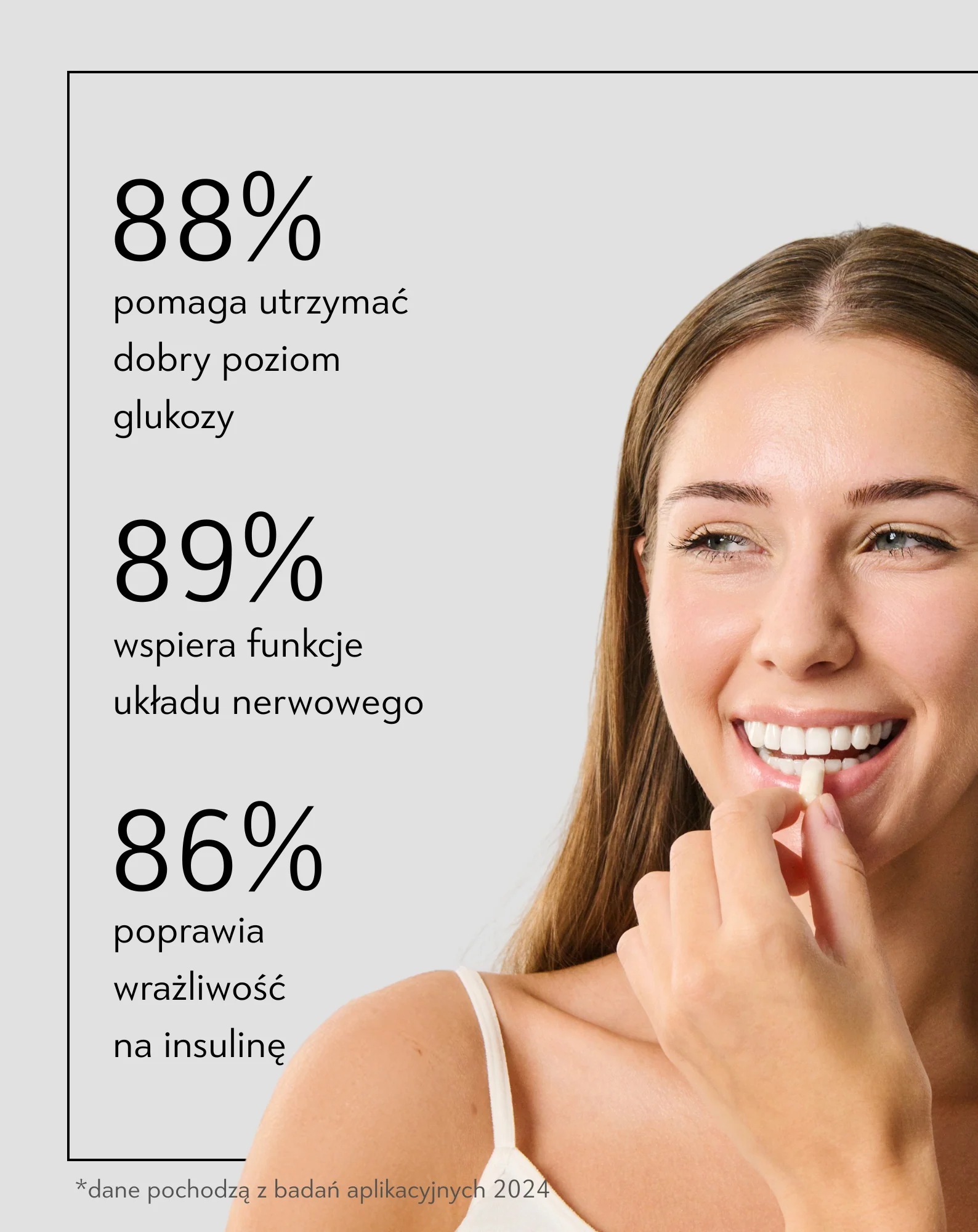 Inozytol 1000 mg/dzień na obniżenie poziomu cukru, insulinooporność i wsparcie płodności Nutridome 60 szt. - Image 7