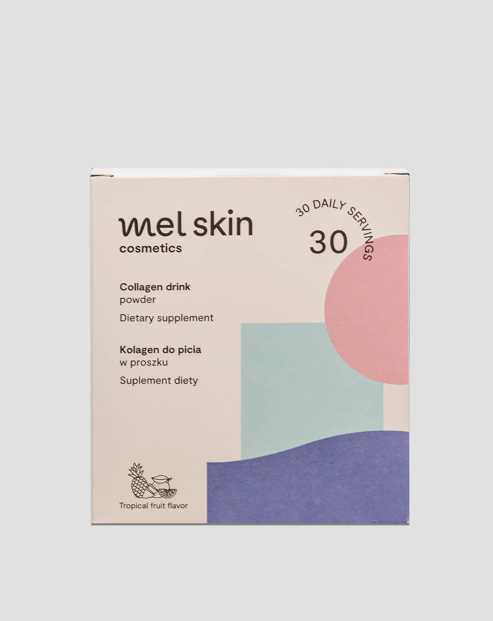 Kolagen rybi 5000 mg w proszku do picia dla pięknej skóry, włosów, paznokci i zdrowych stawów z glukozaminą i witaminą C Mel Skin - Image 6