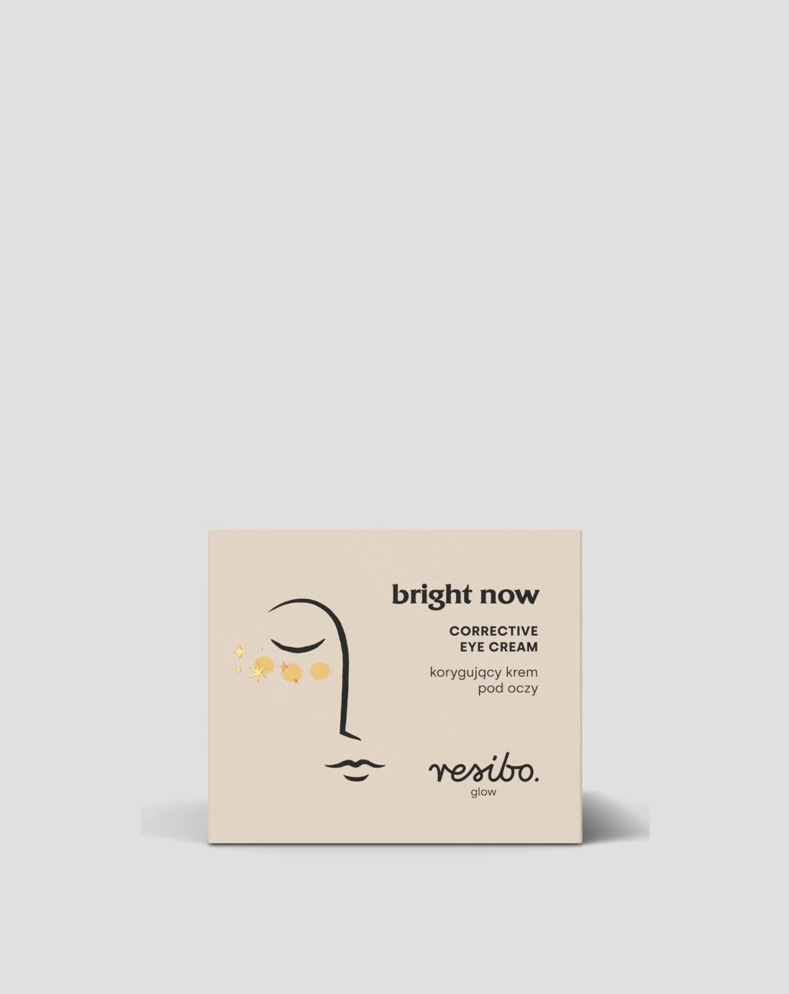 Korygująco-rozświetlający krem Bright Now pod oczy 15 ml Resibo - Image 3