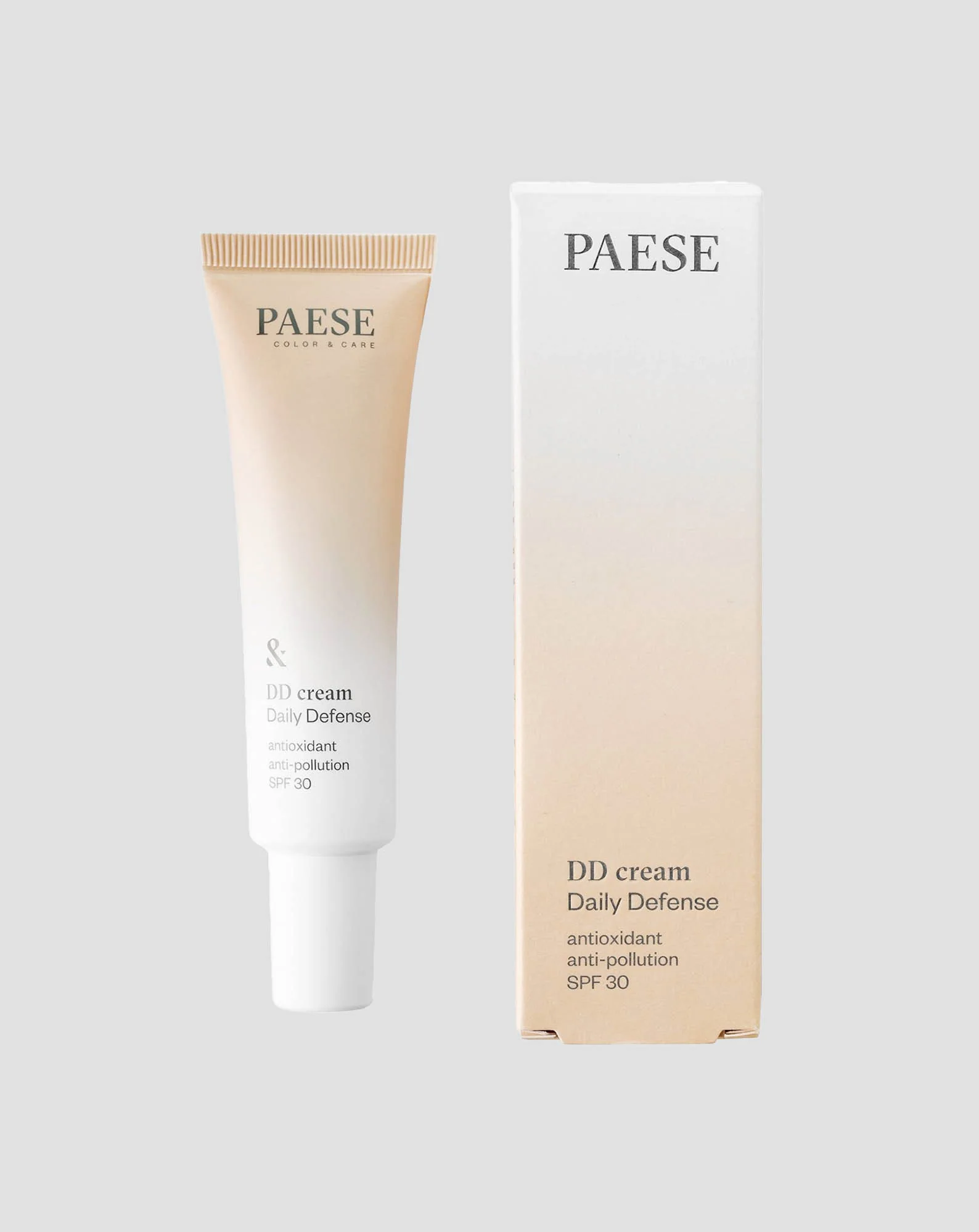 Krem koloryzujący DD z filtrem SPF 30 kolor 2W beige subtelnie rozświetlający Paese - Image 3