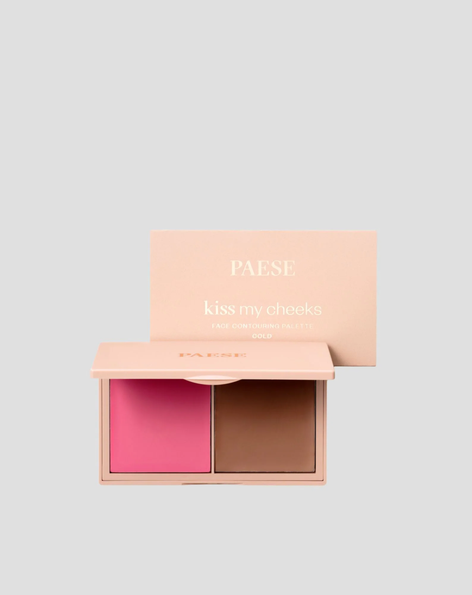 Kremowa paleta do konturowania twarzy kiss my cheeks cold Paese - Image 3