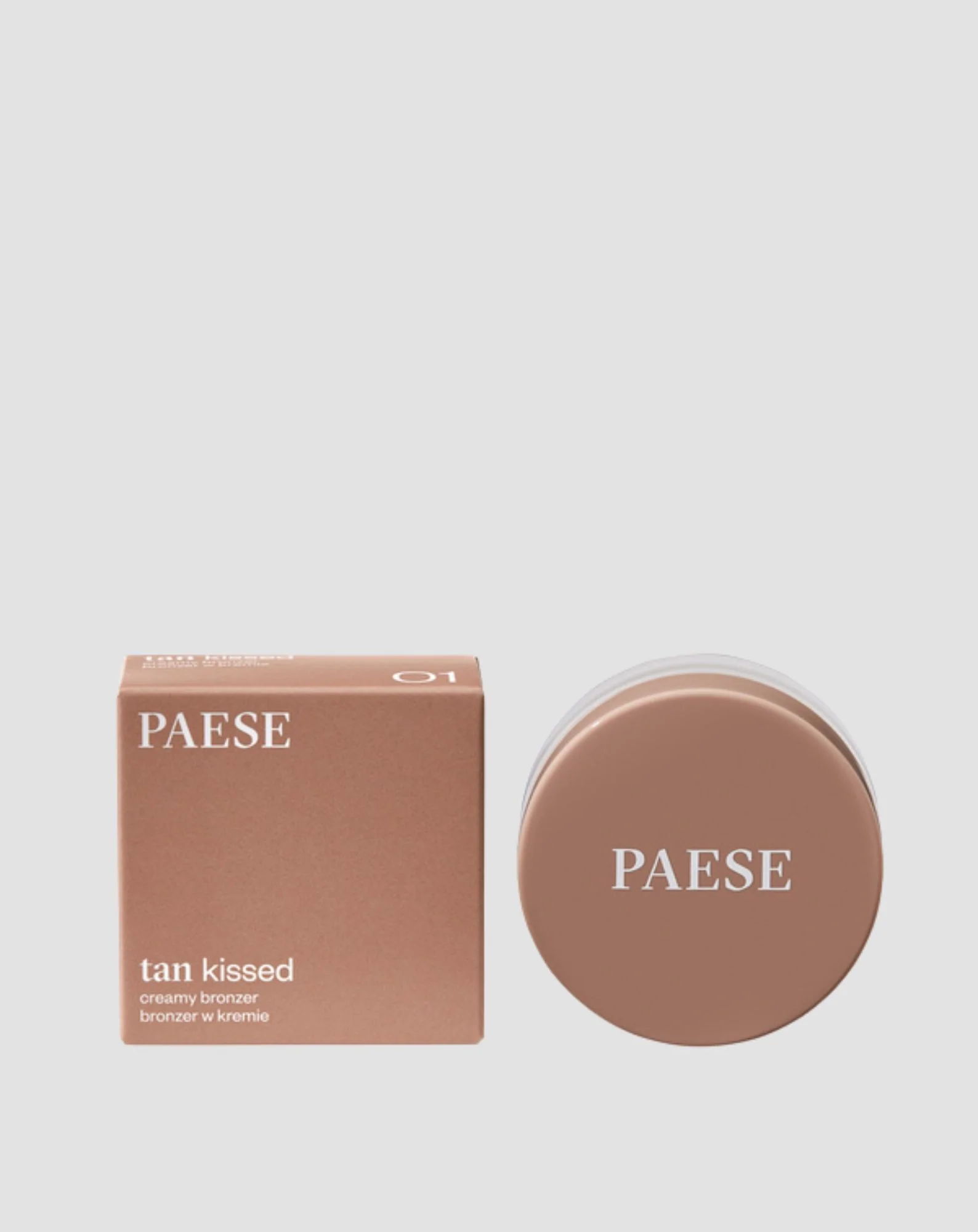 Kremowy bronzer w chłodnym odcieniu Tan kissed 01 Paese - Image 5