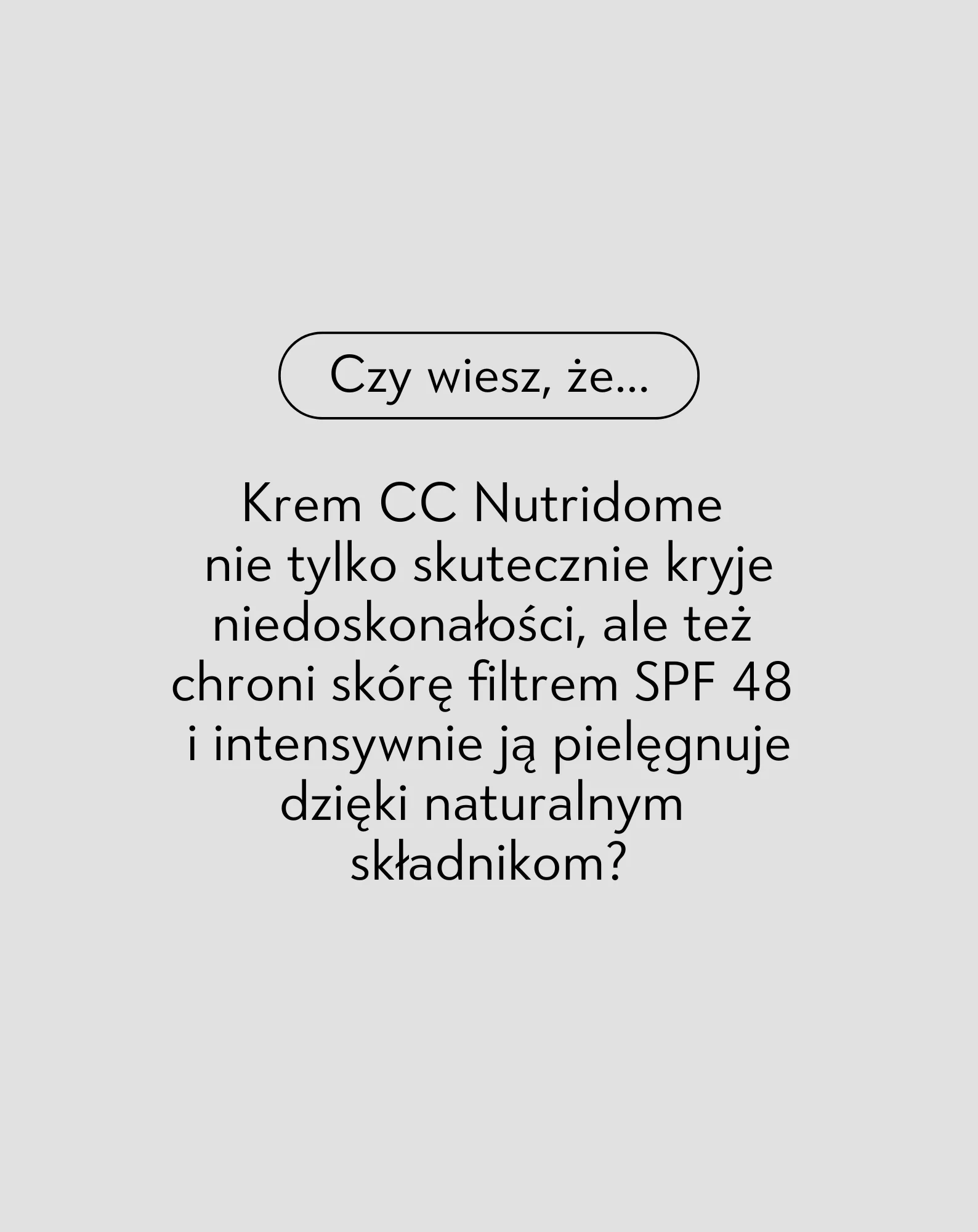 Kryjący krem do twarzy CC SPF 48 z kolagenem i naturalnymi olejami Nutridome 01 Vanilla Nutridome - Image 4