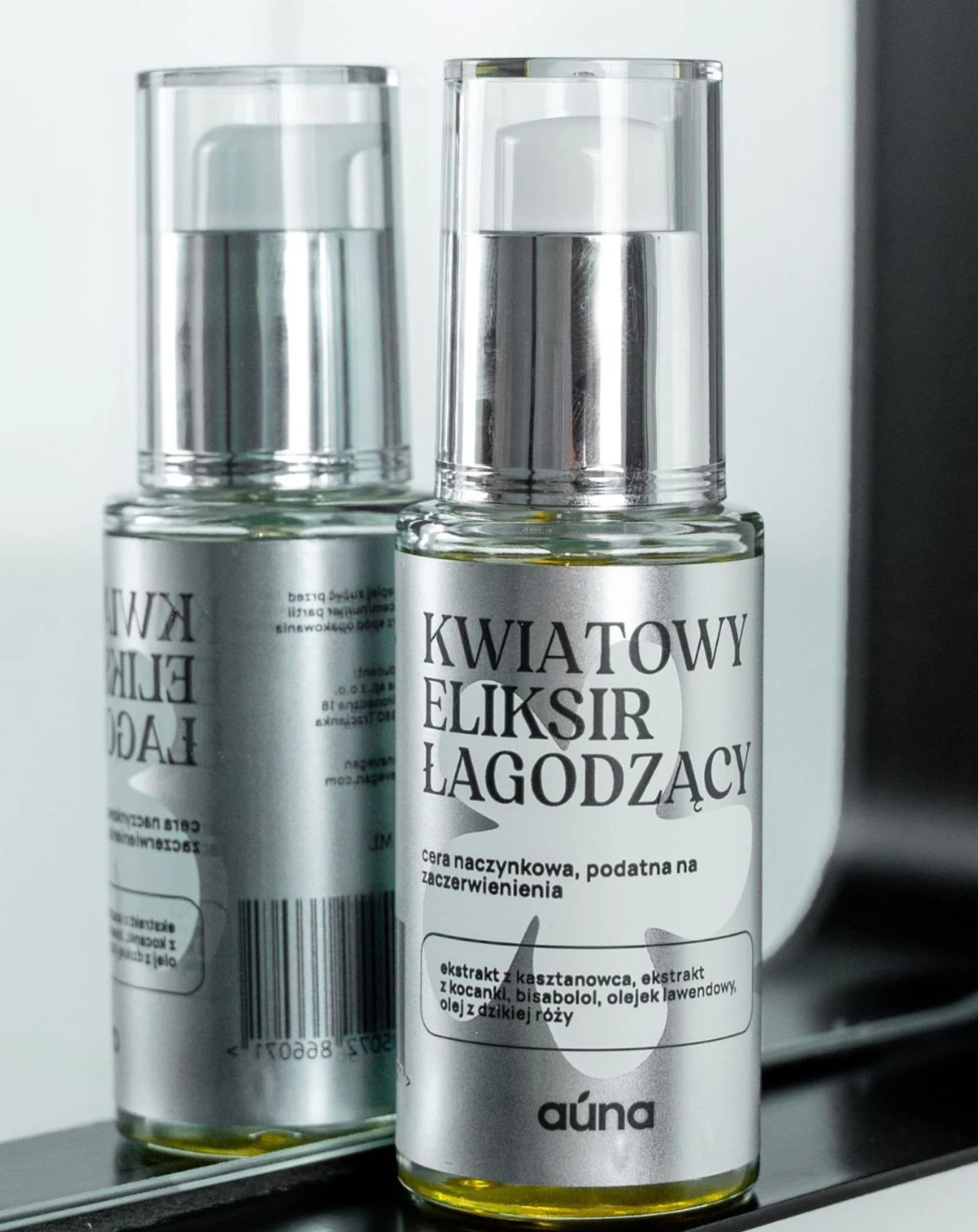 Kwiatowy eliksir łagodzący do cery naczynkowej z ekstraktem z kasztanowca Auna - Image 2