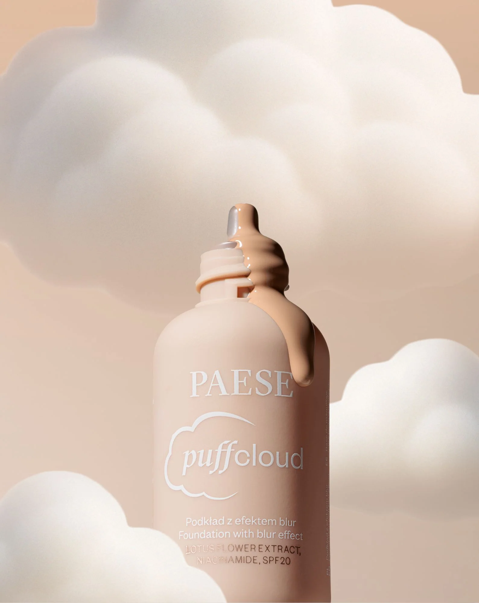 Lekki podkład z efektem blur Puff Cloud Paese - Image 2