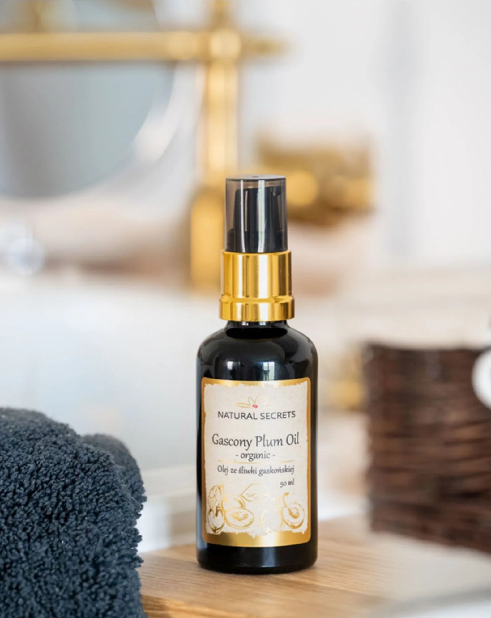 Luksusowy, 100% organiczny olej z francuskiej śliwki gaskońskiej Natural Secrets - Image 2