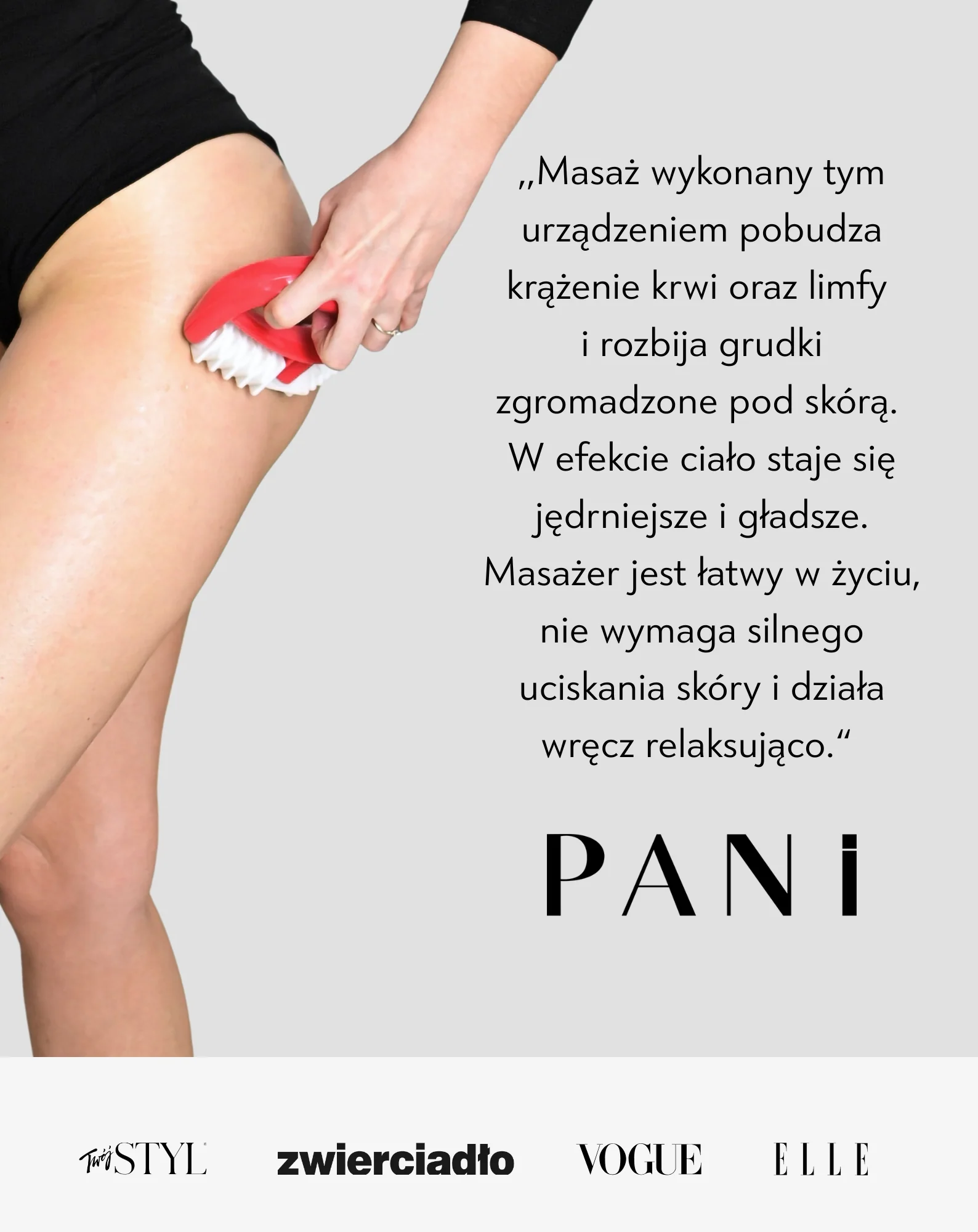 Masażer antycellulitowy z wypustkami zwalcza cellulit i zmniejsza napięcie mięśni Crush my Celloo - Image 4