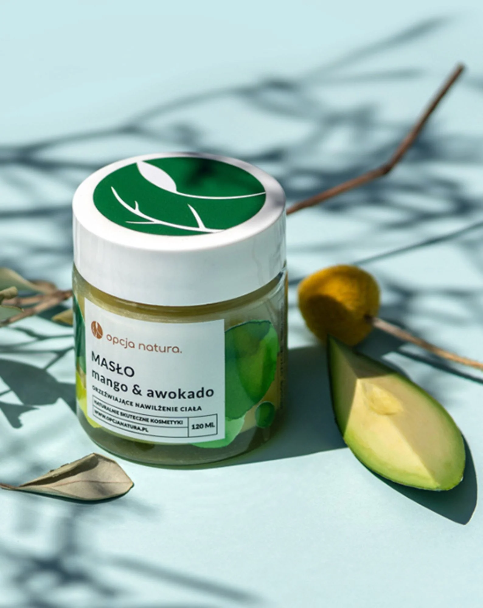Masło do ciała do skóry suchej, zniszczonej i opalonej Mango & Awokado Opcja Natura - Image 2