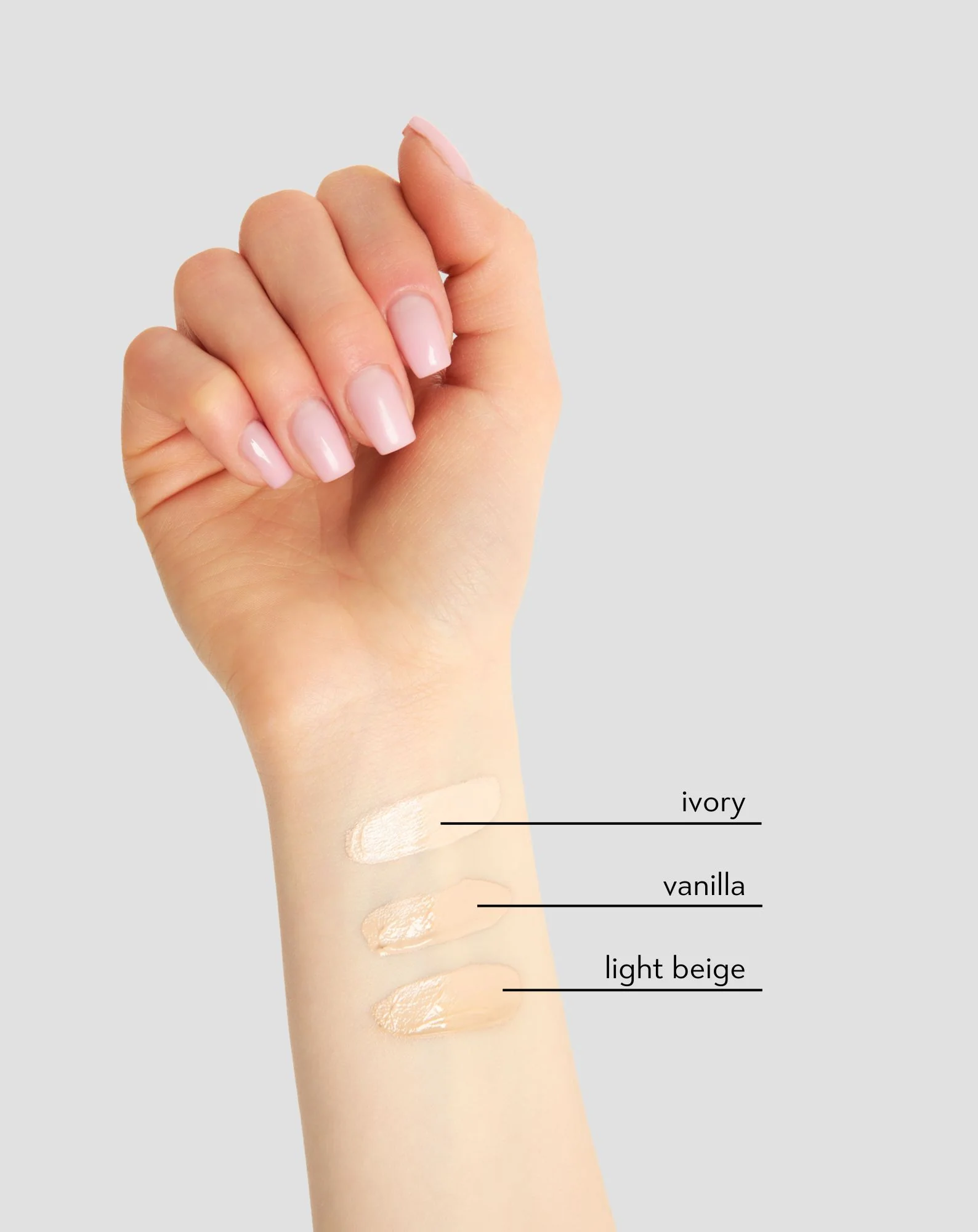 Nawilżający krem do twarzy BB spf 50 z kwasem hialuronowym i witaminą C 01 Ivory Nutridome - Image 3