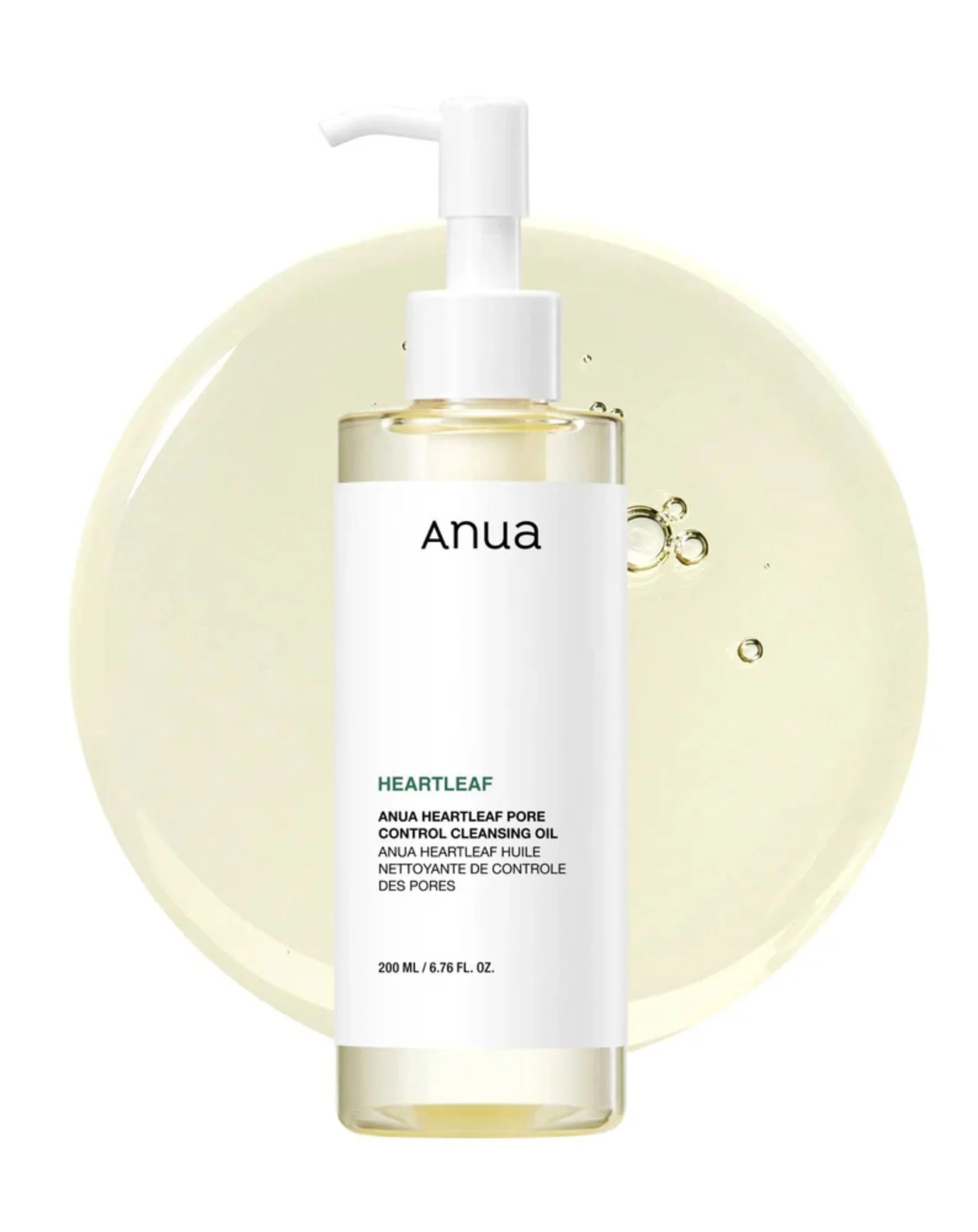 Oczyszczający olejek z pstrolistką sercowatą Heartleaf Pore Control Cleansing Oil ANUA - Image 4