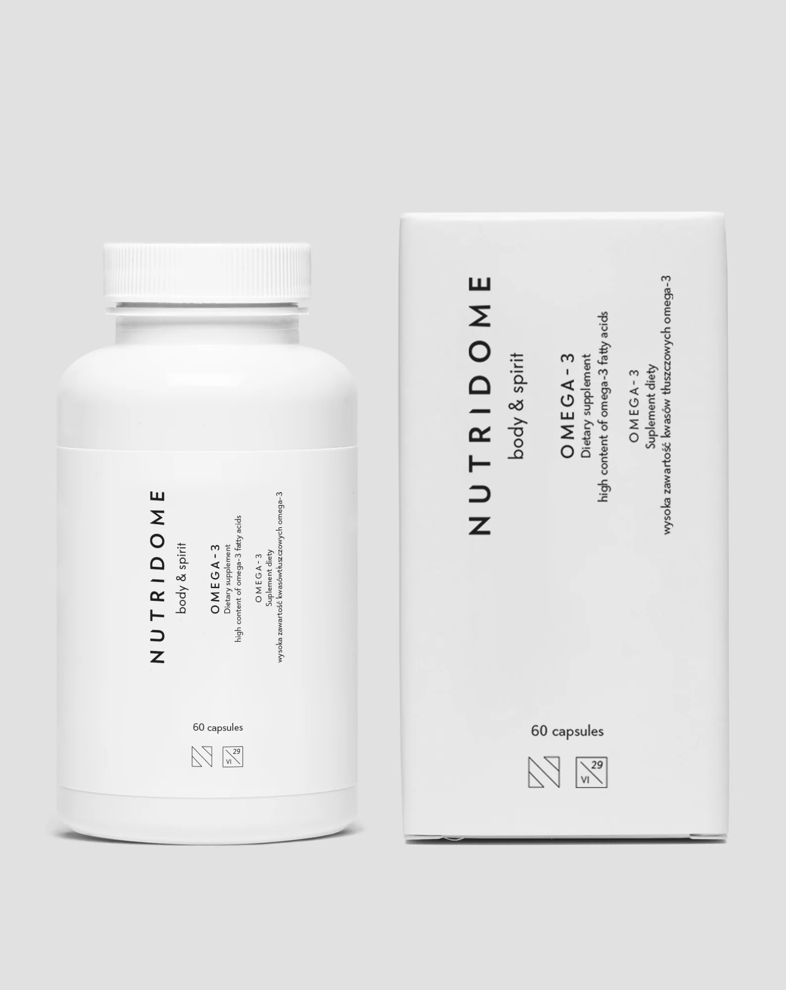 Omega-3 Nutridome na odporność i prawidłowe funkcjonowanie mózgu, serca i widzenia 660 mg EPA 440 mg DHA/dzień 60 szt. - Image 5