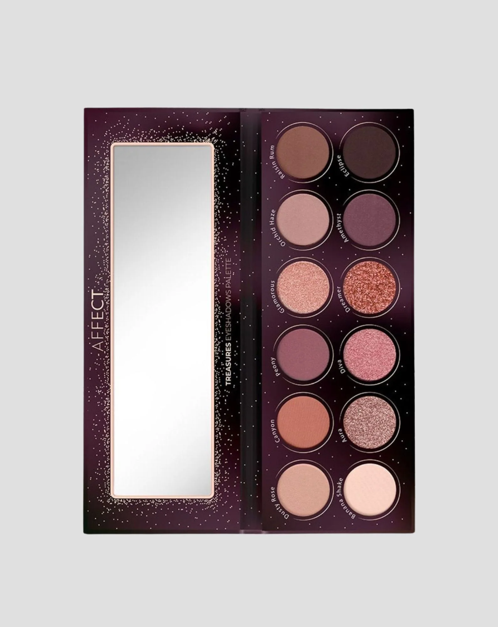 Paleta cieni prasowanych Treasures Affect Professional Cosmetics - Image 2
