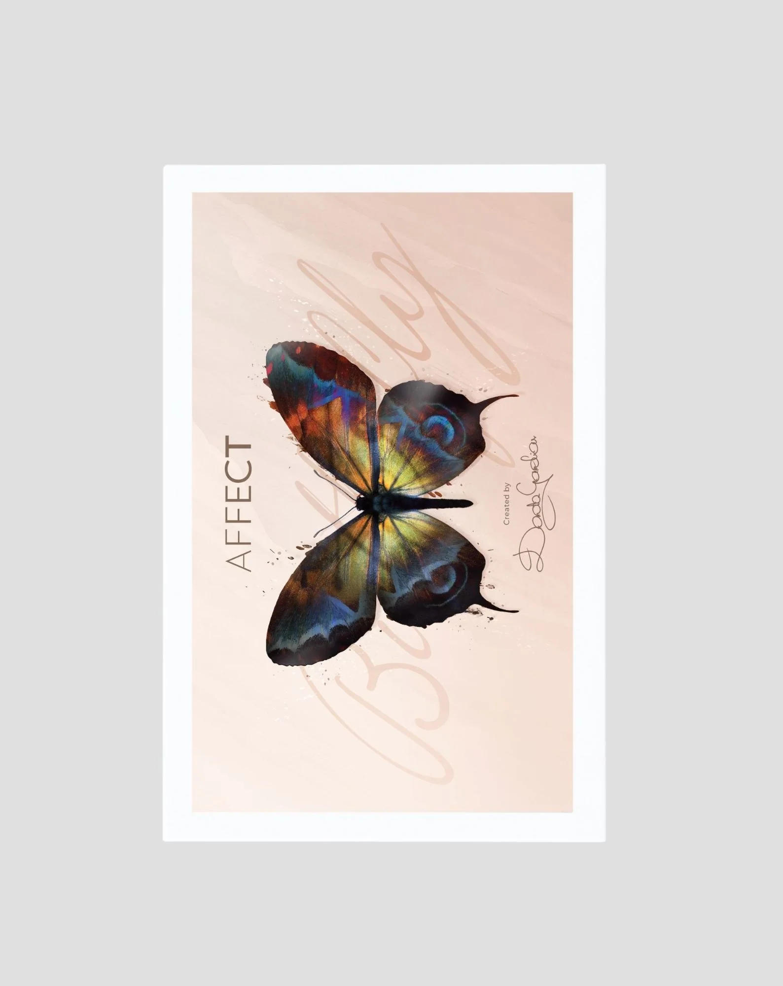 Paleta do makijażu Butterfly Makeup róże i bronzery Affect Professional Cosmetics - Image 4