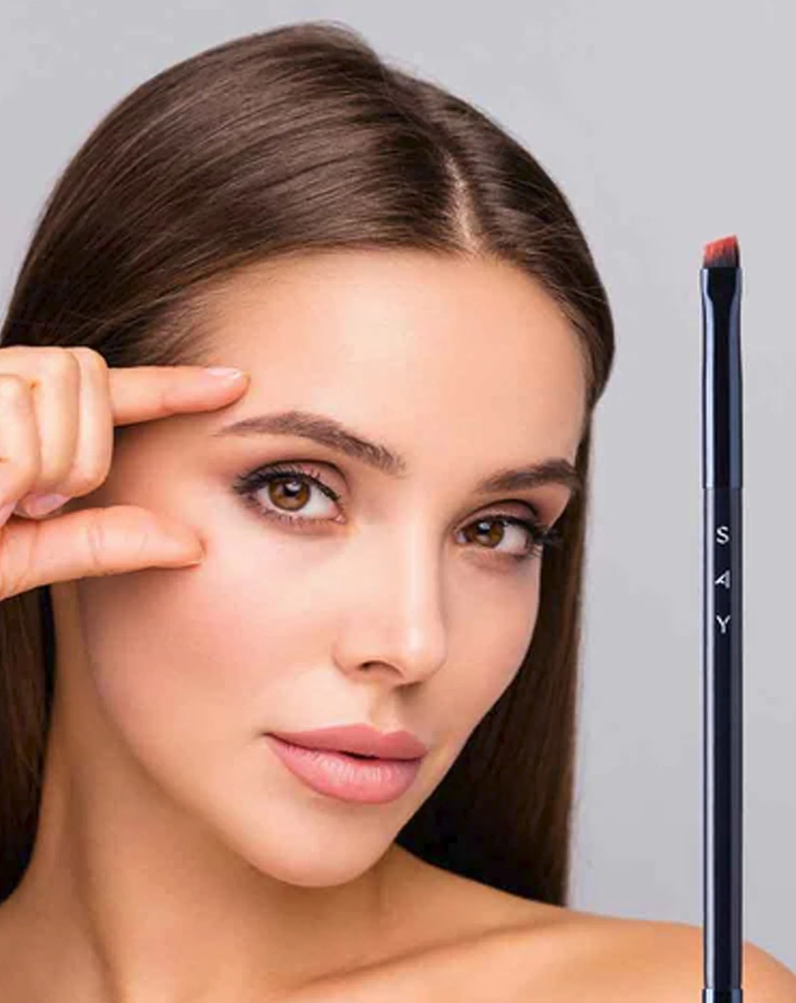 Pędzel do brwi z dwoma końcówkami dla precyzyjnego podkreślenia spojrzenia nr 1 Say Makeup - Image 2