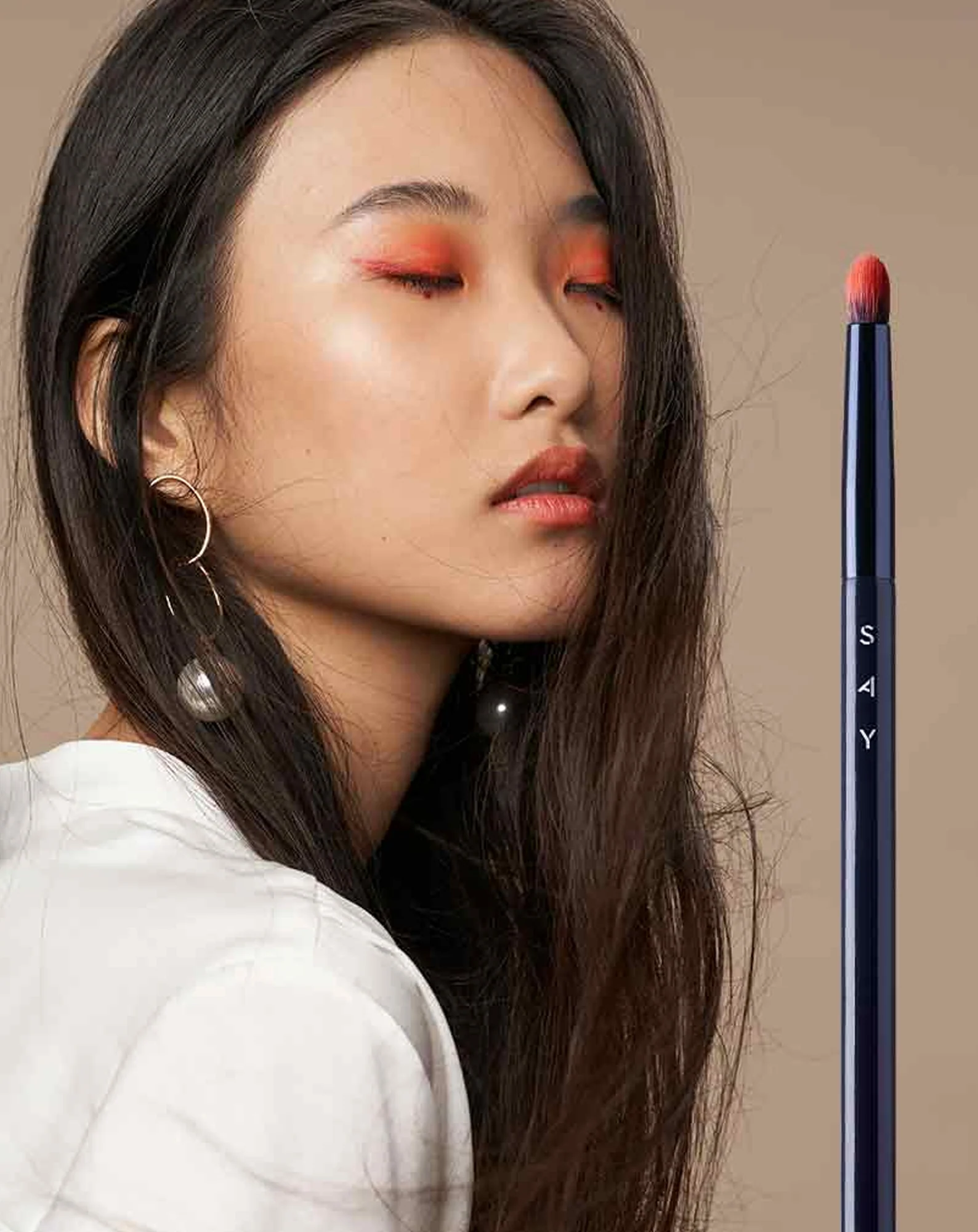 Pędzel do cieni idealny do makijażu typu smoky eye nr 3 Say Makeup - Image 2