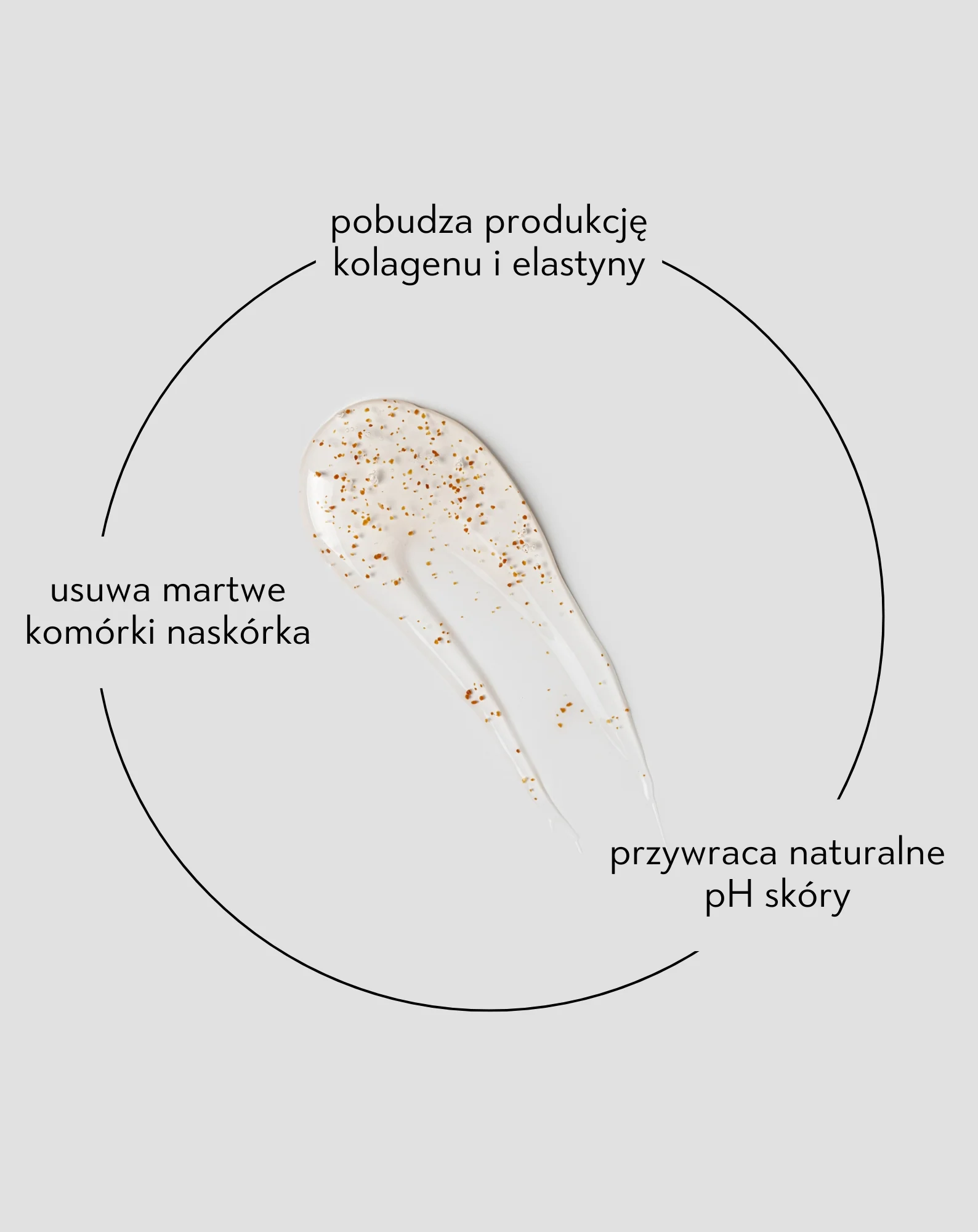 Peelingujący żel do mycia twarzy dla mężczyzn  z kwasem mlekowym Monolit - Image 2