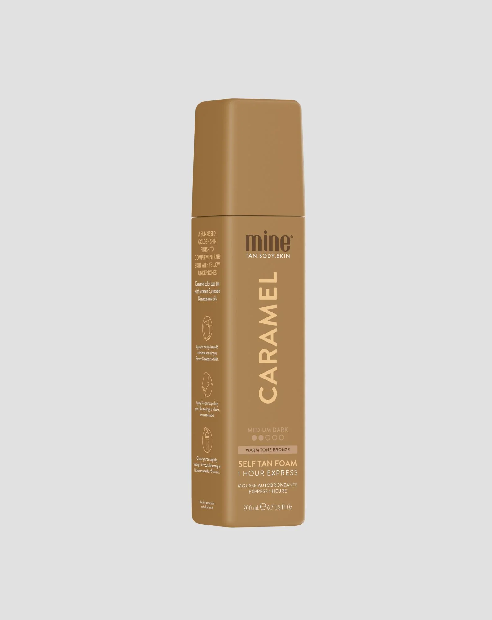 Pianka Samoopalająca Caramel MineTan TanExpert - Image 2