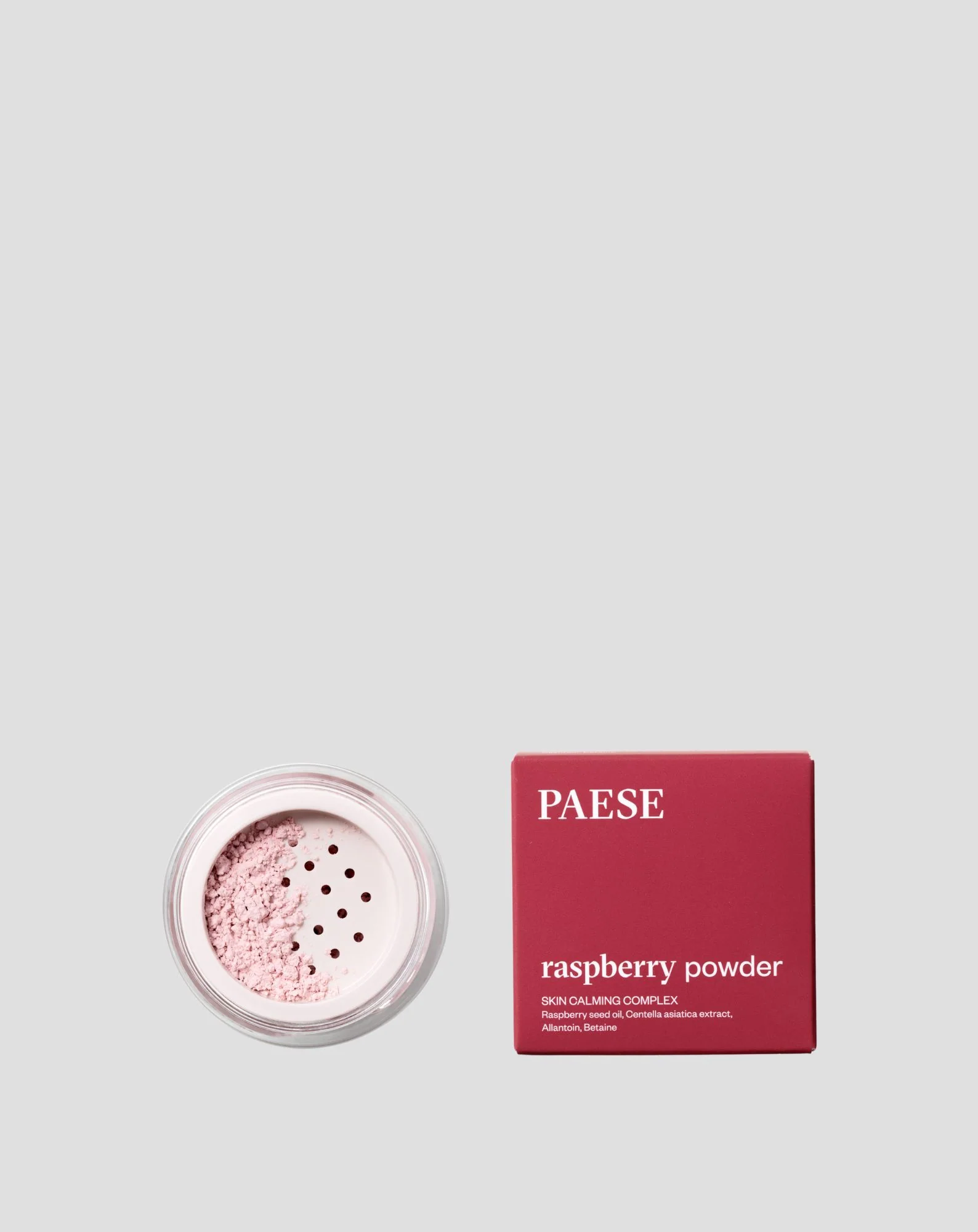 Pielegnujący puder malinowy Raspberry Powder Paese - Image 5