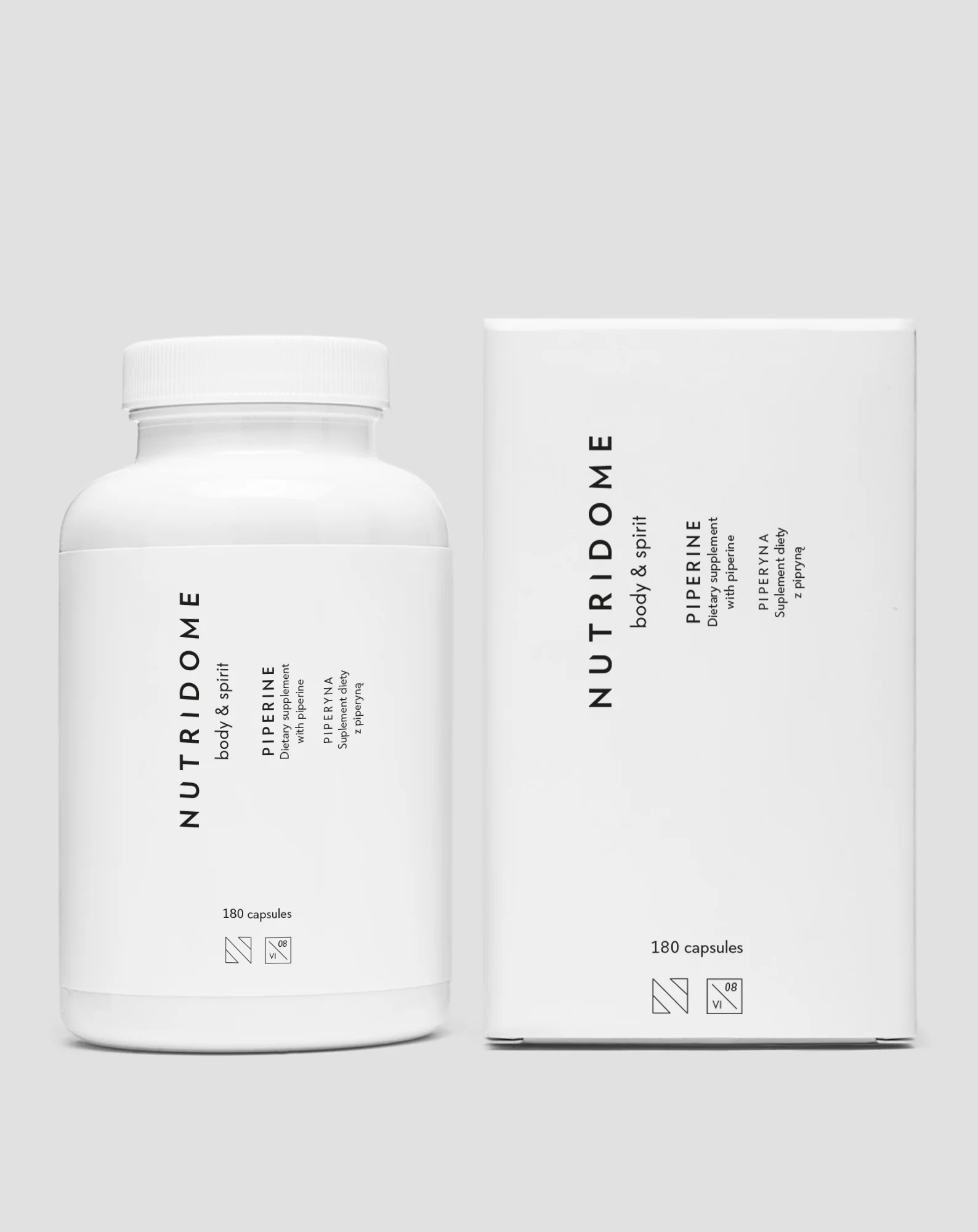 Piperyna w tabletkach dla lepszego trawienia wspomagająca odchudzanie Piperine Nutridome 180 kapsułek - Image 4