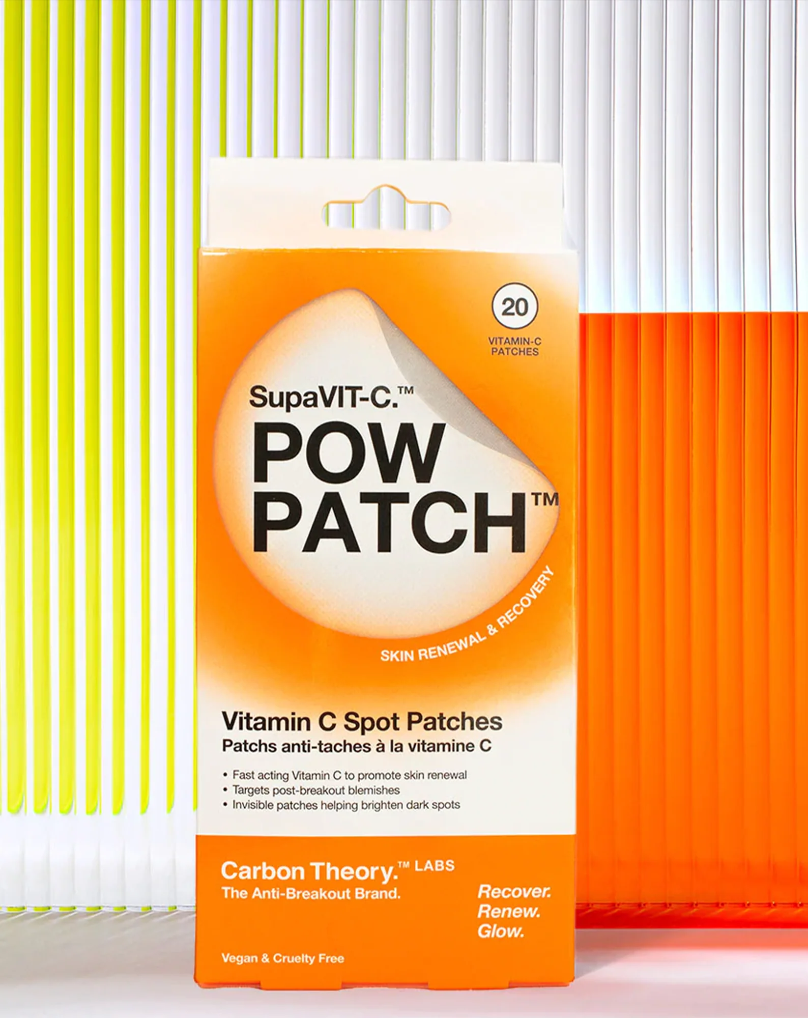 Plastry punktowe na przebarwienia z witaminą C SupaVit-C Pow Patch Carbon Theory - Image 3
