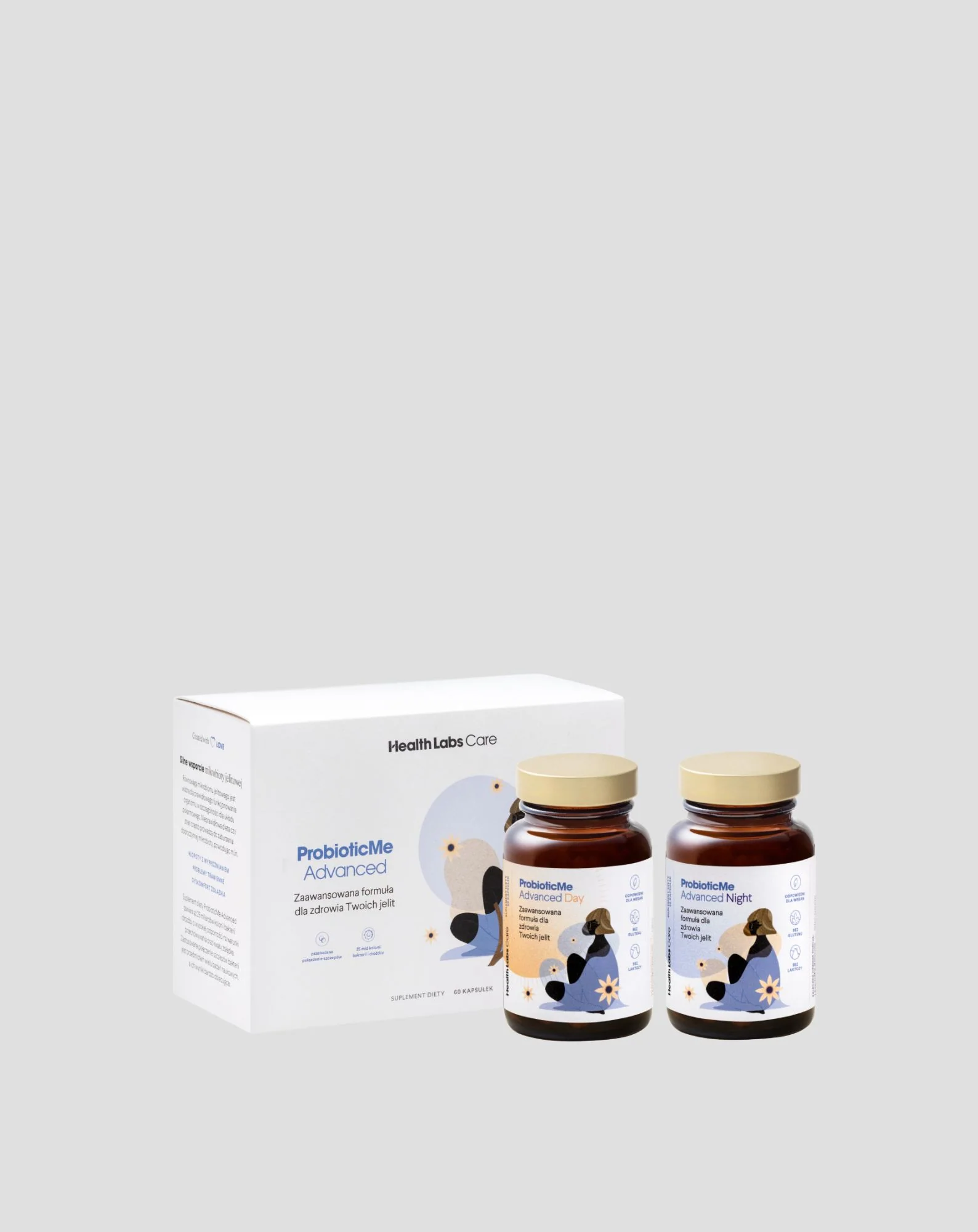 Probiotyk o zaawansowanym działaniu ProbioticMe Advanced Health Labs Care 60 kapsułek - Image 3