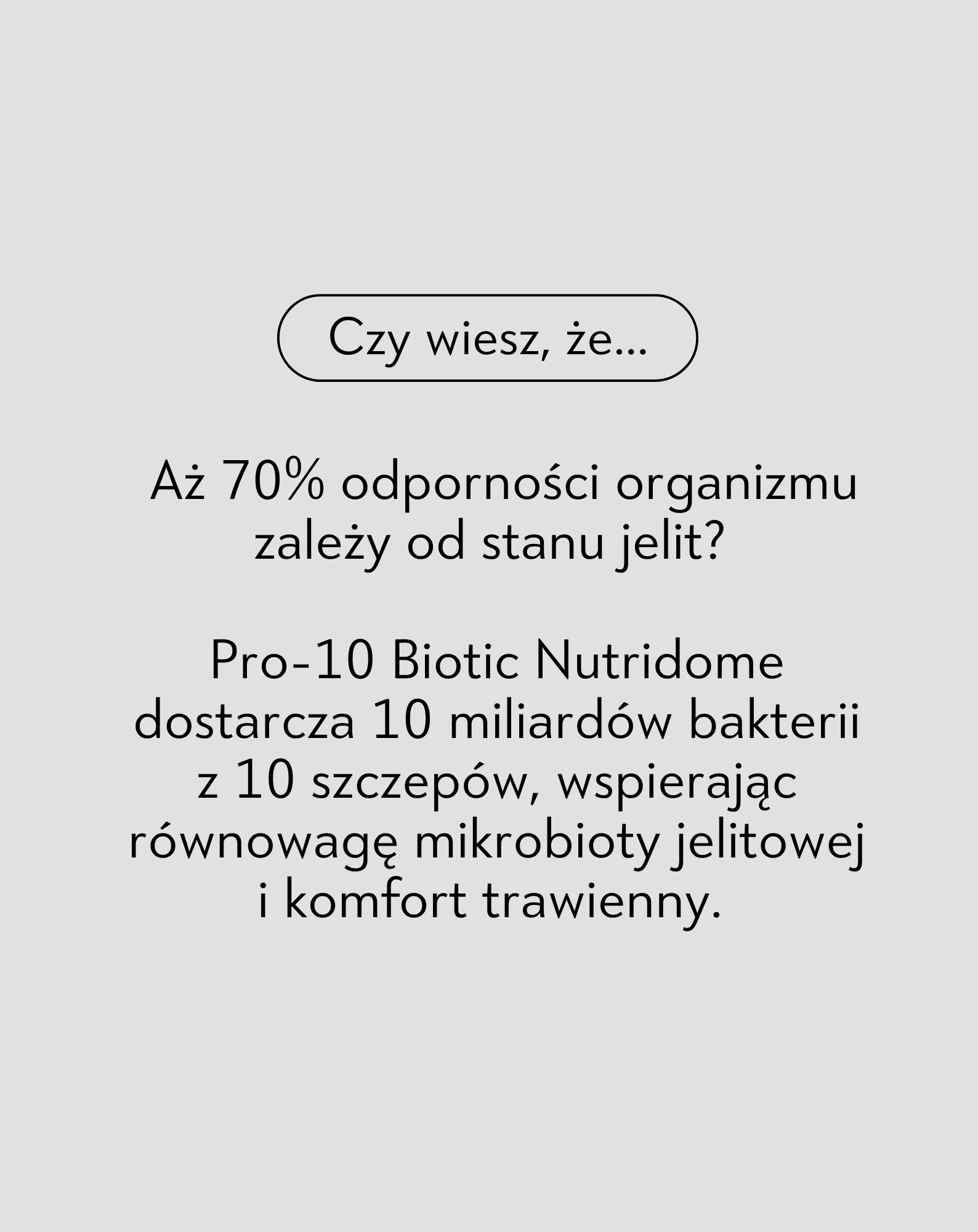 Probiotyk z 10 mld bakterii kwasu mlekowego i błonnikiem PRO 10 BIOTIC Nutridome 60 kapsułek - Image 3