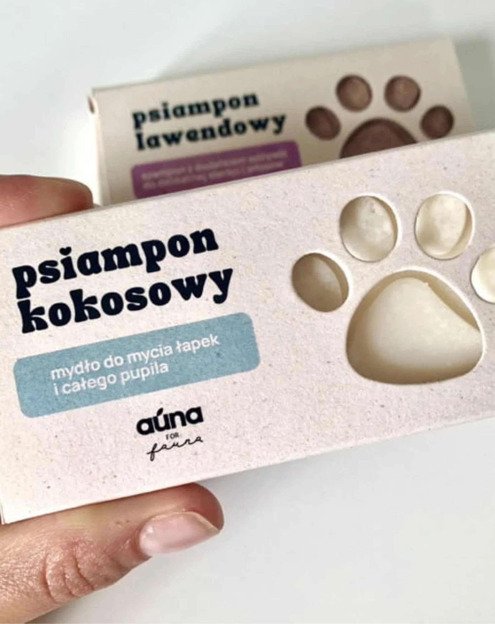 Psiampon kokosowy do mycia łapek i całego pupila Auna For Fauna - Image 3