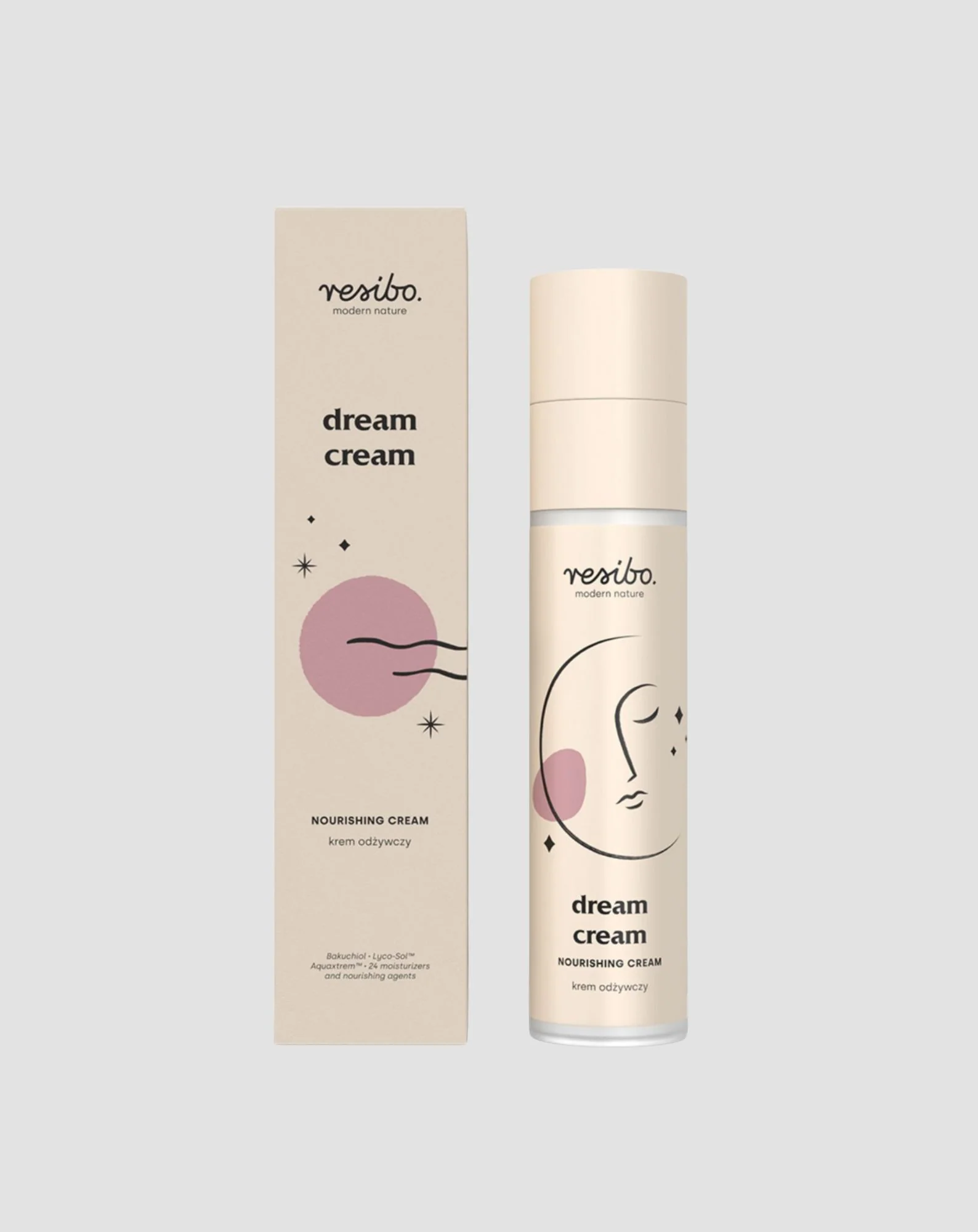Regenerujący krem Dream Cream do twarzy niwelujący zmęczenie i odwodnienie 50 ml Resibo - Image 4