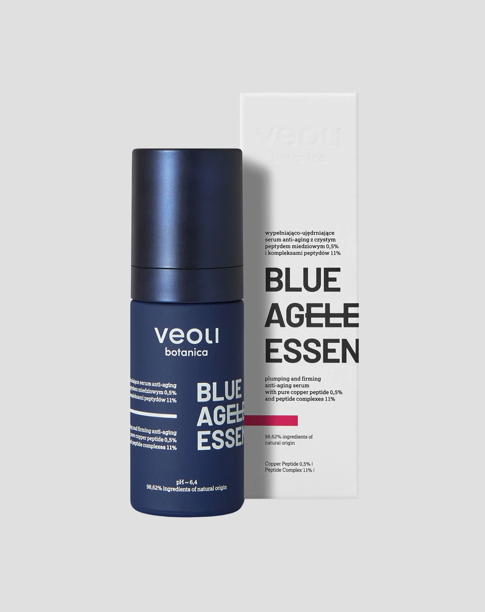 Serum anti-aging Blue ageless essence z peptydem miedziowym i kompleksami peptydów Veoli Botanica - Image 4
