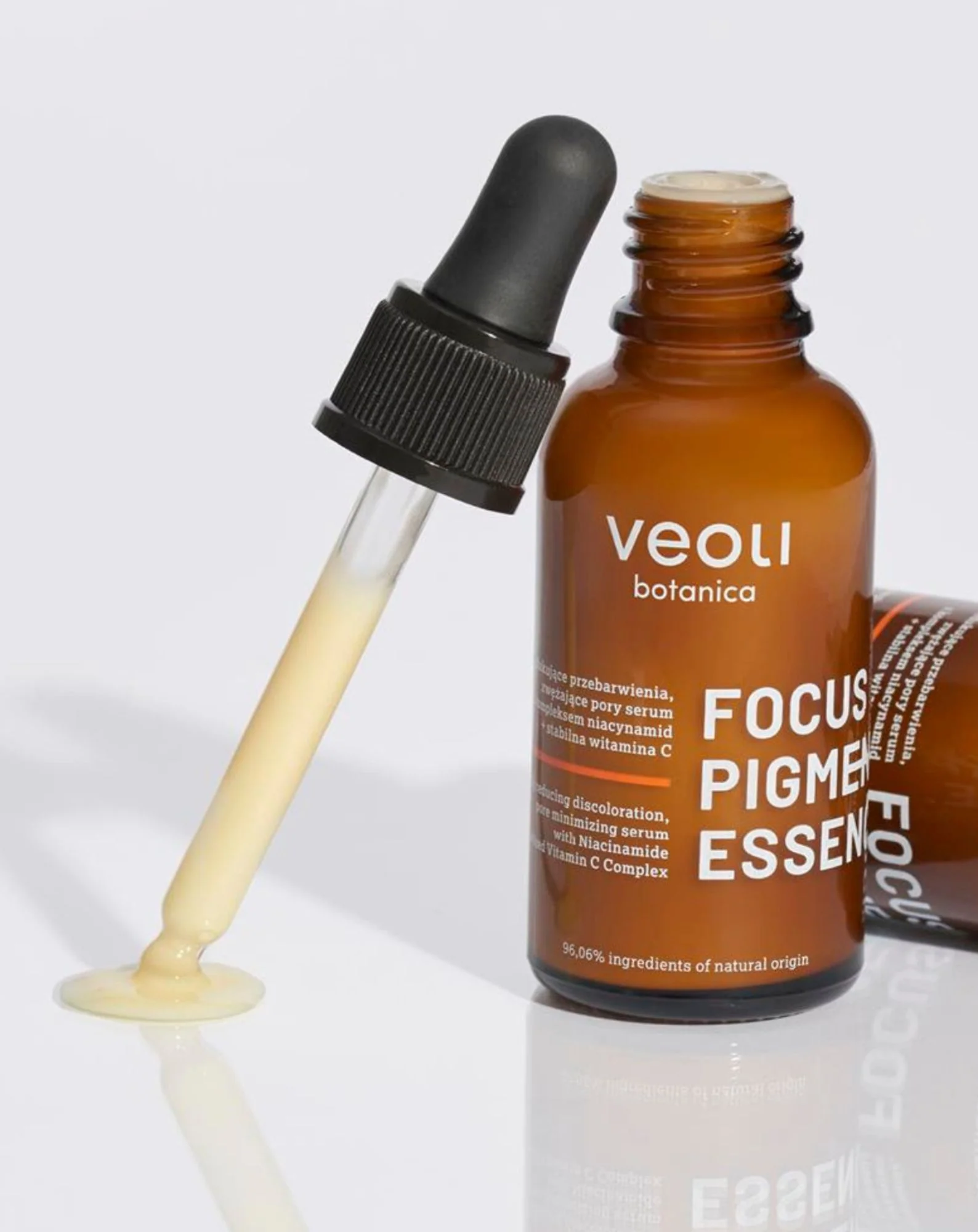 Serum na przebarwienia skóry z niacynamidem i witaminą c Focus pigmentation essence Veoli Botanica - Image 2
