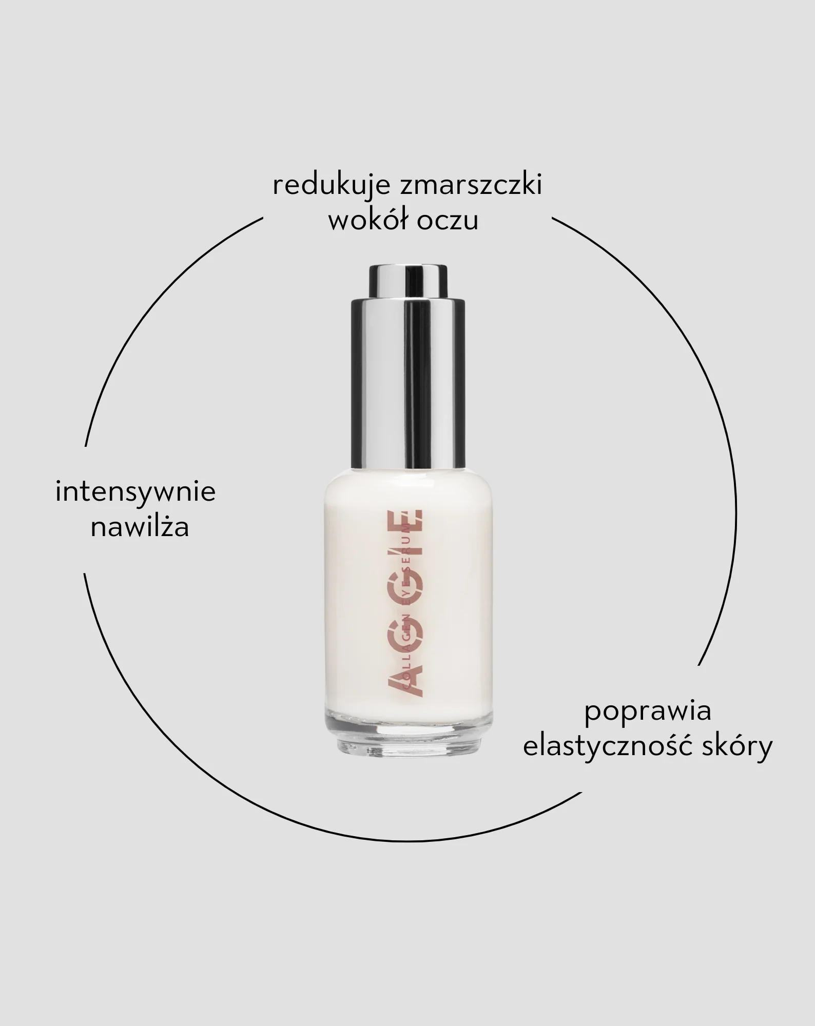 Serum pod oczy z kolagenem i olejem arganowym redukuje oznaki starzenia w 4 tygodnie Aggie - Image 5