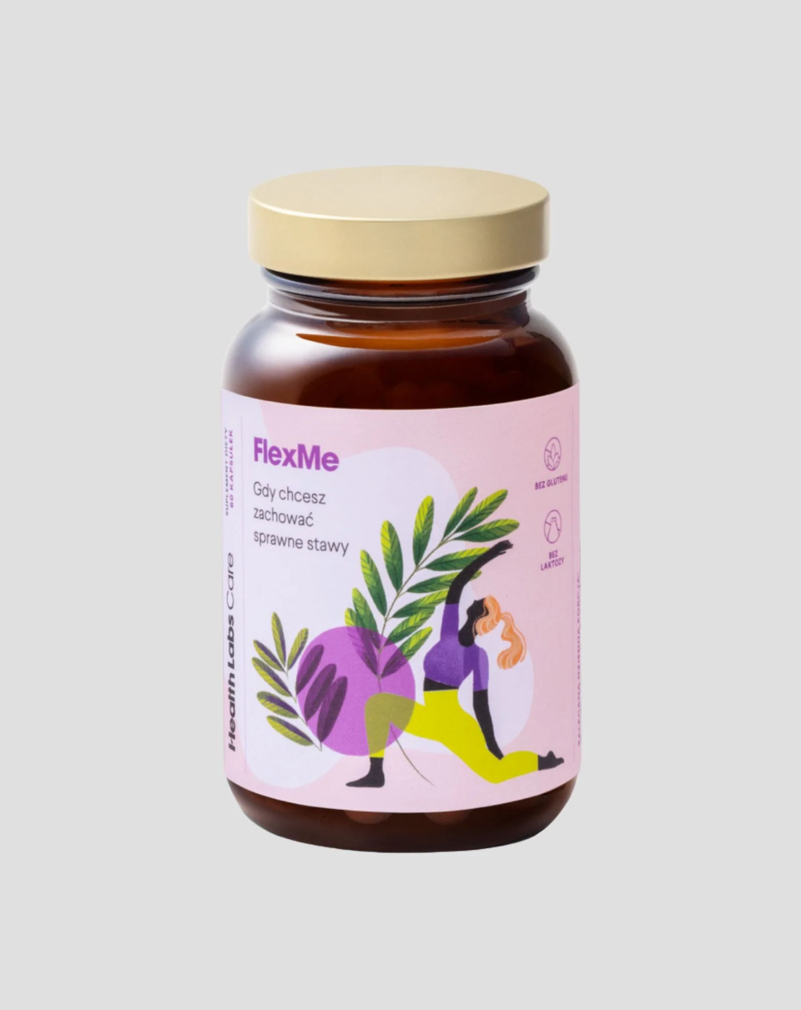 Suplement na stawy FlexMe z kolagenem natywnym typu II Health Labs Care 60 kapsułek