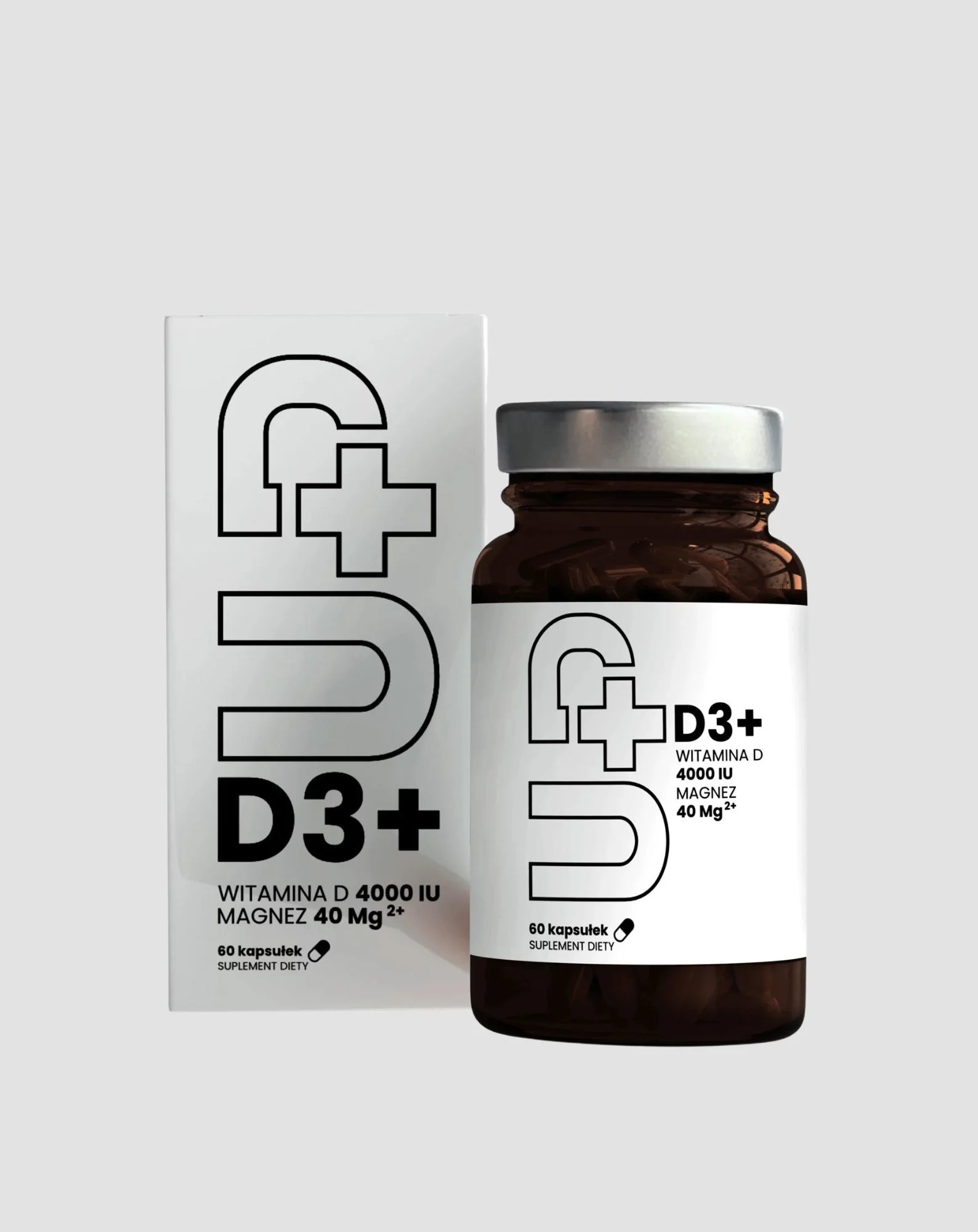 Suplement Up D3+ Witamina D3 w połączeniu z magnezem UP Health Pharma 60 kapsułek - Image 4