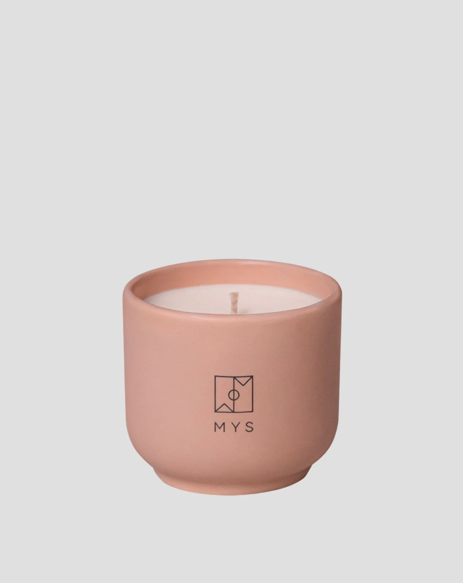 Świeca sojowa o zapachu miętowych cukierków w ceramicznym naczyniu Mys - Image 2