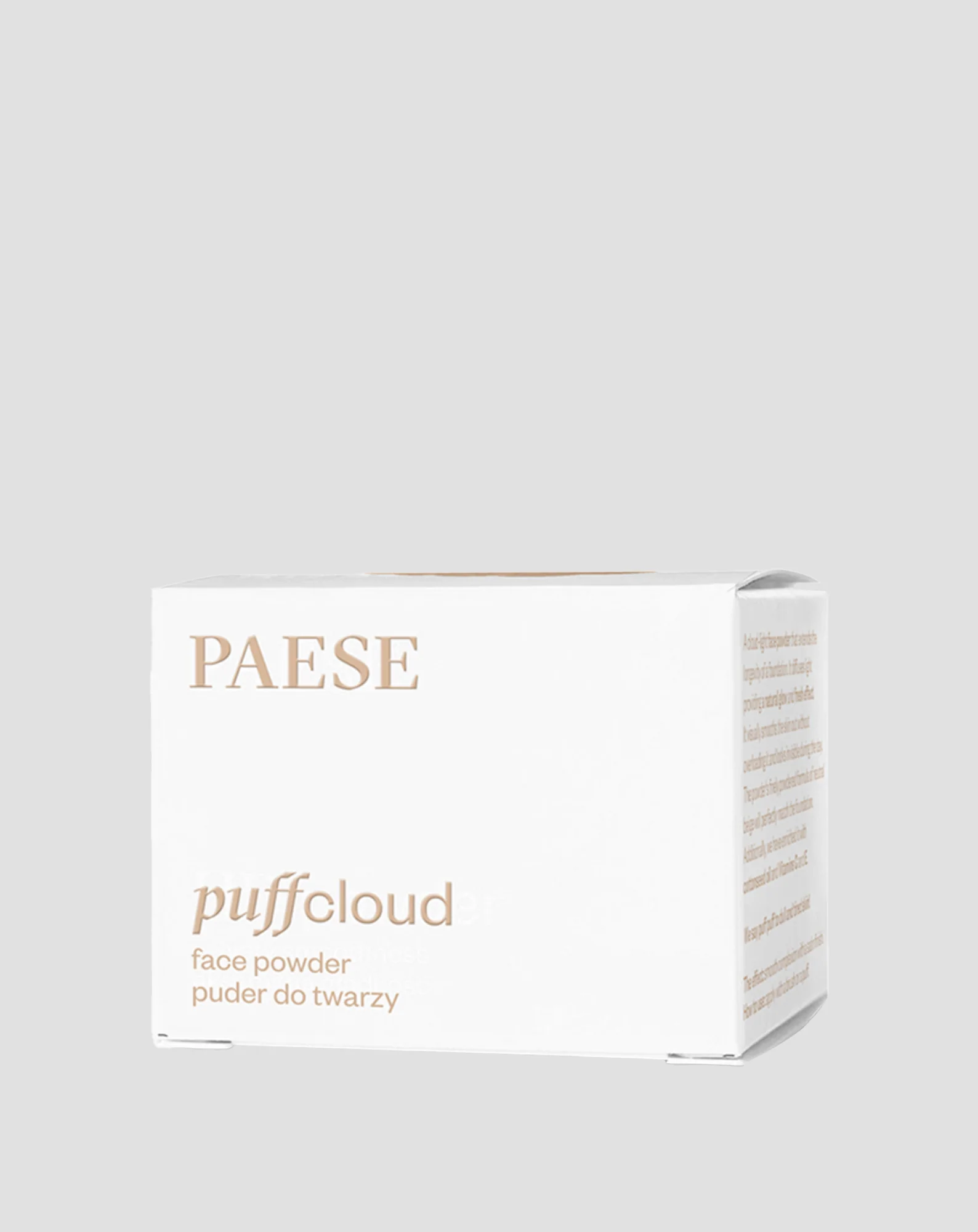 Sypki puder do twarzy Puff Cloud z efektem wygładzenia blur w neutralnym kolorze Paese - Image 3
