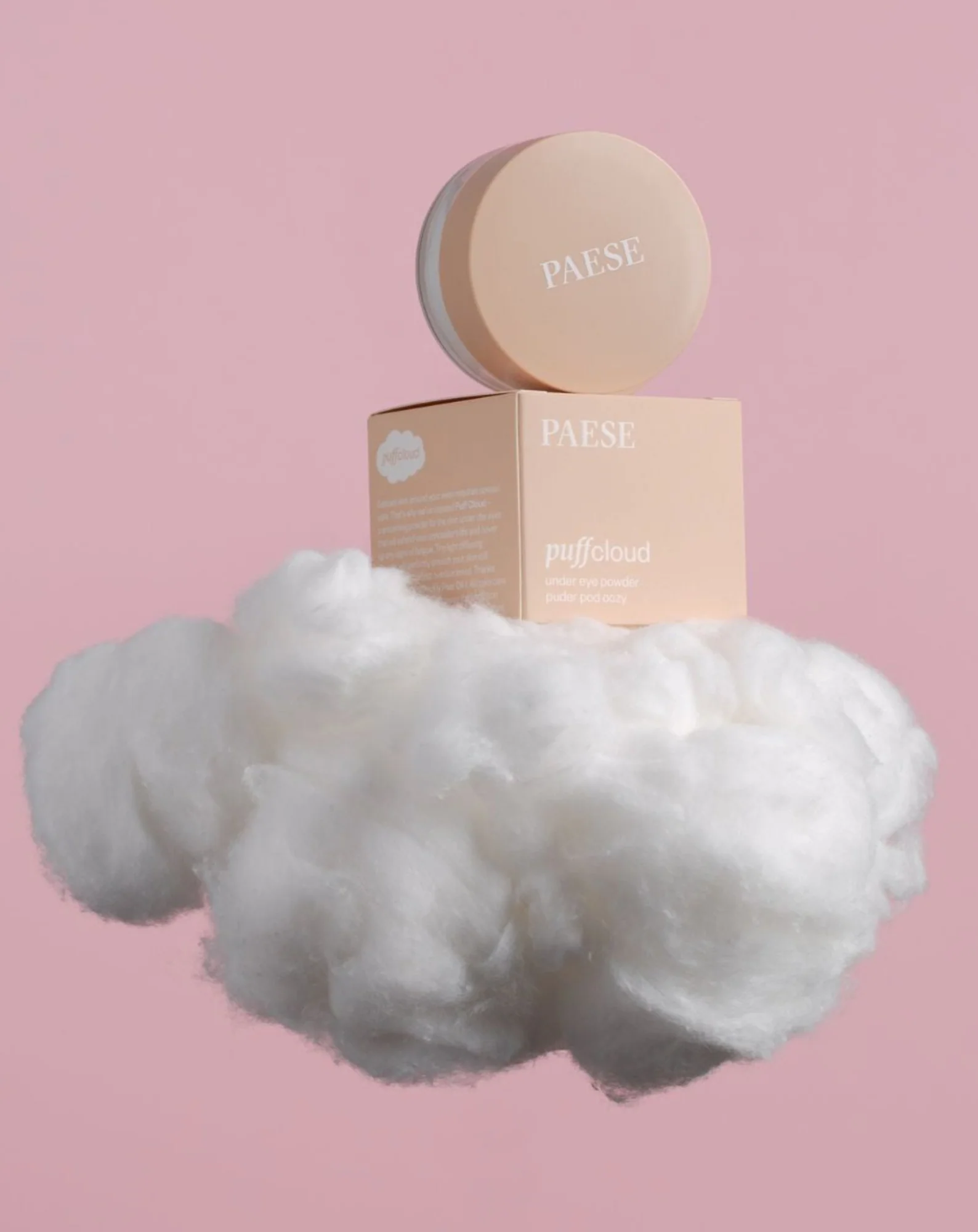 Sypki puder pod oczy Puff Cloud wygładzający i niwelujący oznaki starzenia Paese - Image 3