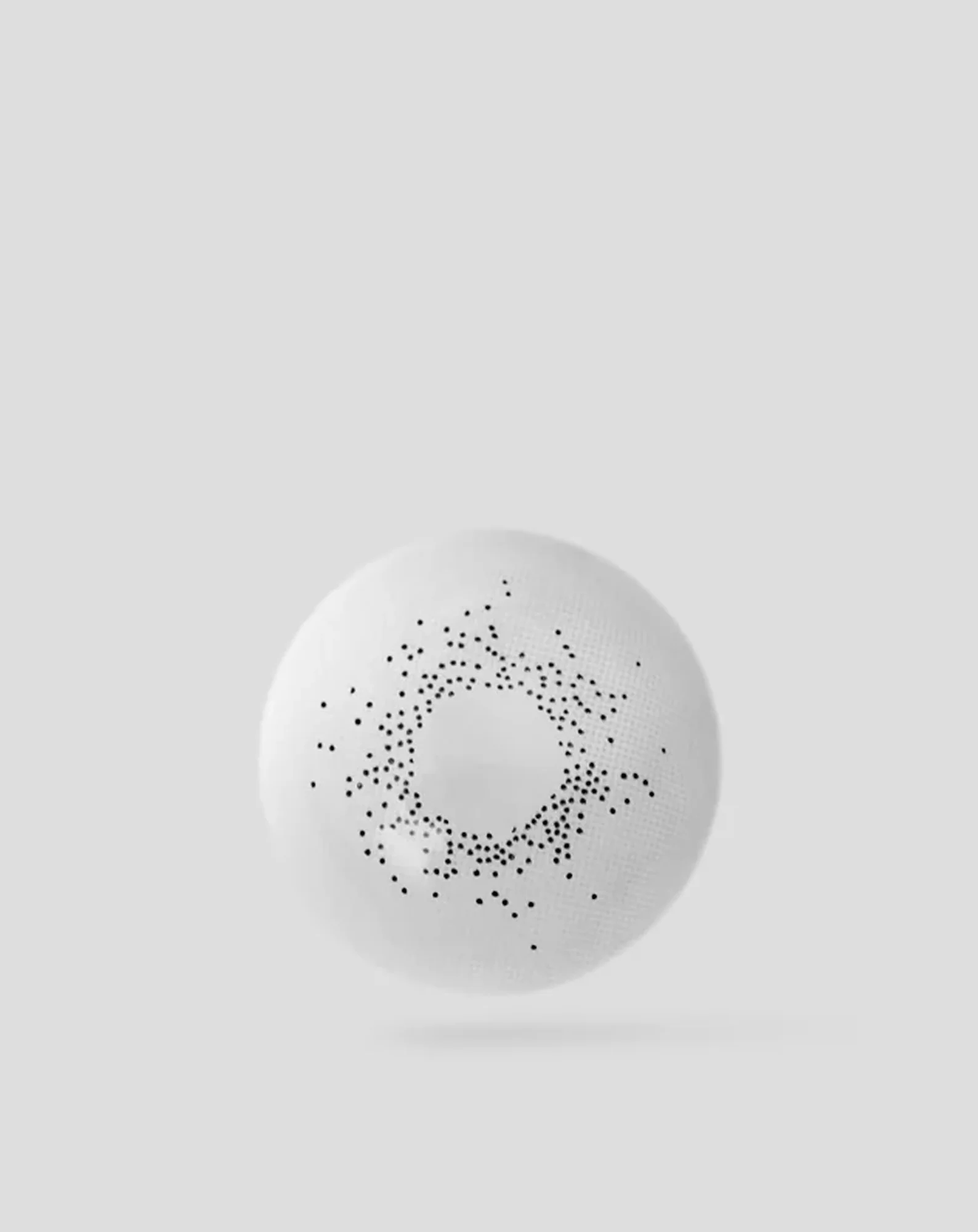 Szare platynowe soczewki kontaktowe kolorowe zerówki miesięczne grey moons no.2 Ovio - Image 2