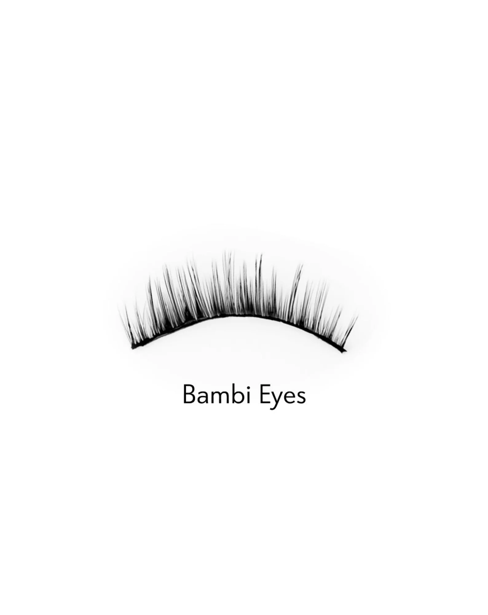 Sztuczne rzęsy na pasku 2d do wielokrotnego stosowania miękkie i lekkie Bambi Eyes Bamm!Lashes - Image 2