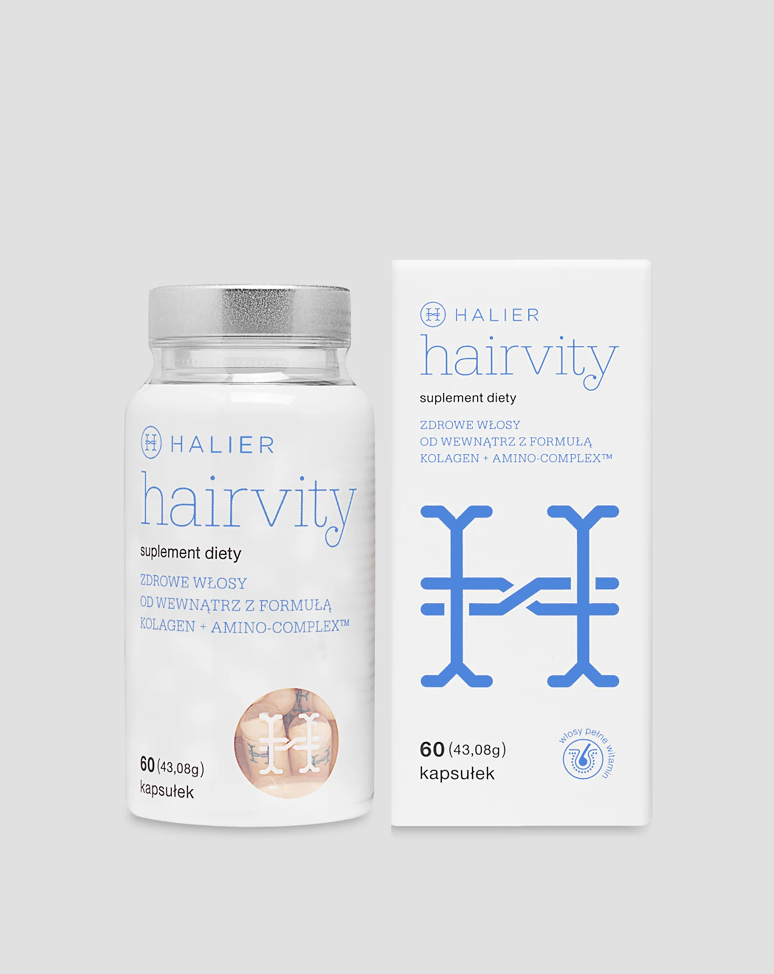 Tabletki na wypadanie i porost włosów dla kobiet Hairvity Halier 60 kapsułek - Image 6