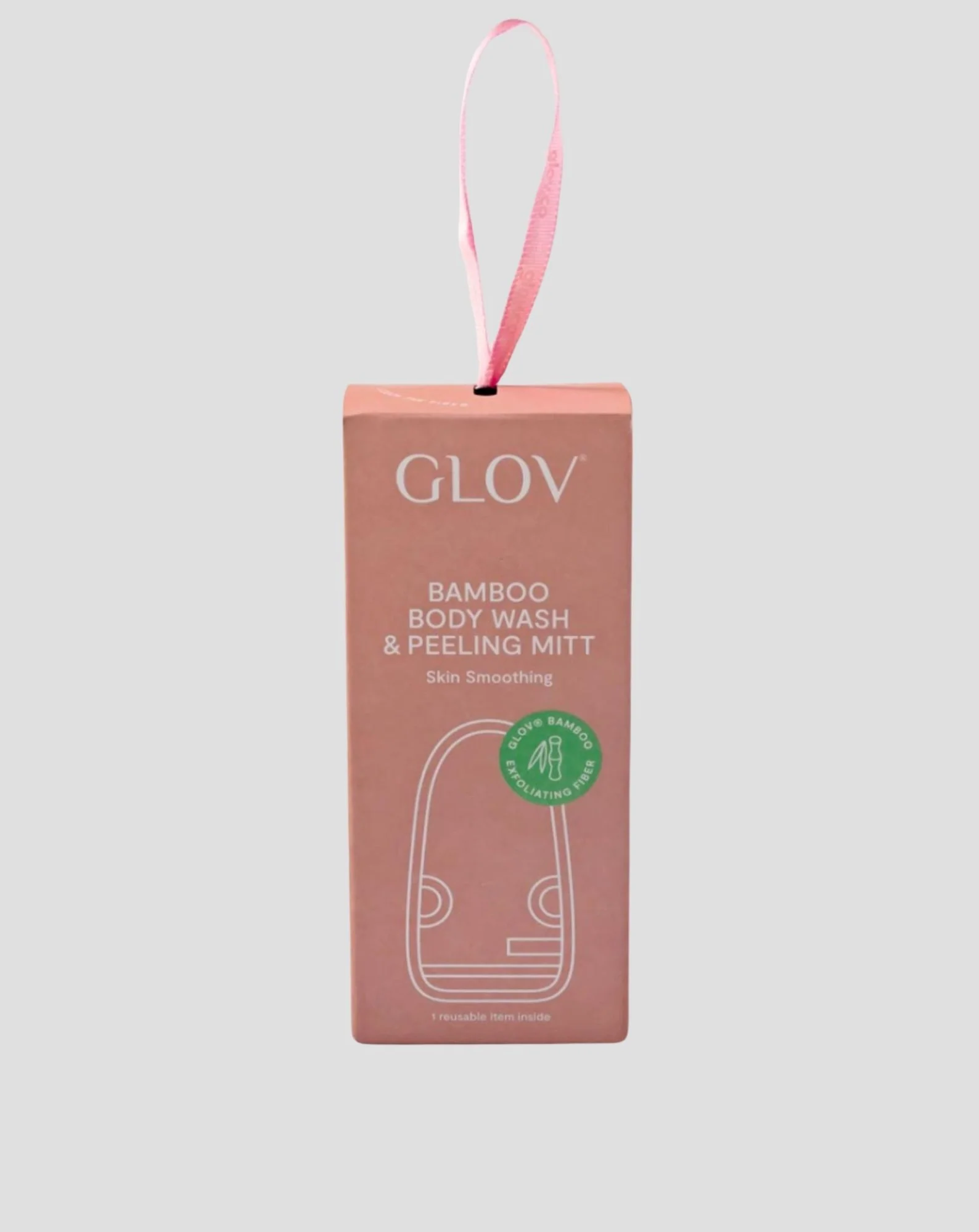 Wielorazowa rękawica do mycia i peelingu ciała redukująca cellulit Skin Smoothing Grey Glov - Image 3