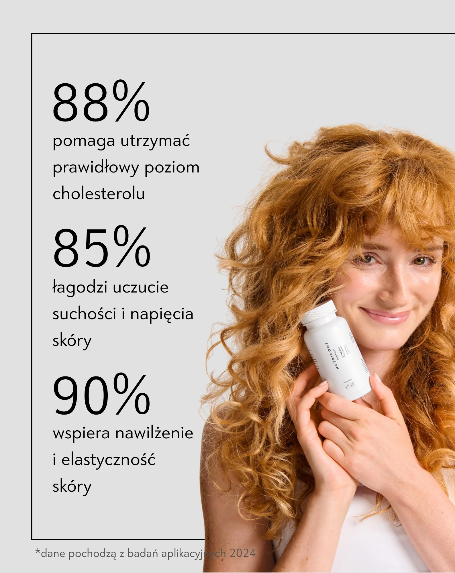 Olej z wiesiołka 1000 mg z omega-6 i 9 na zdrową skórę i obniżenie poziomu cholesterolu LDL Nutridome 60 szt. - Image 6
